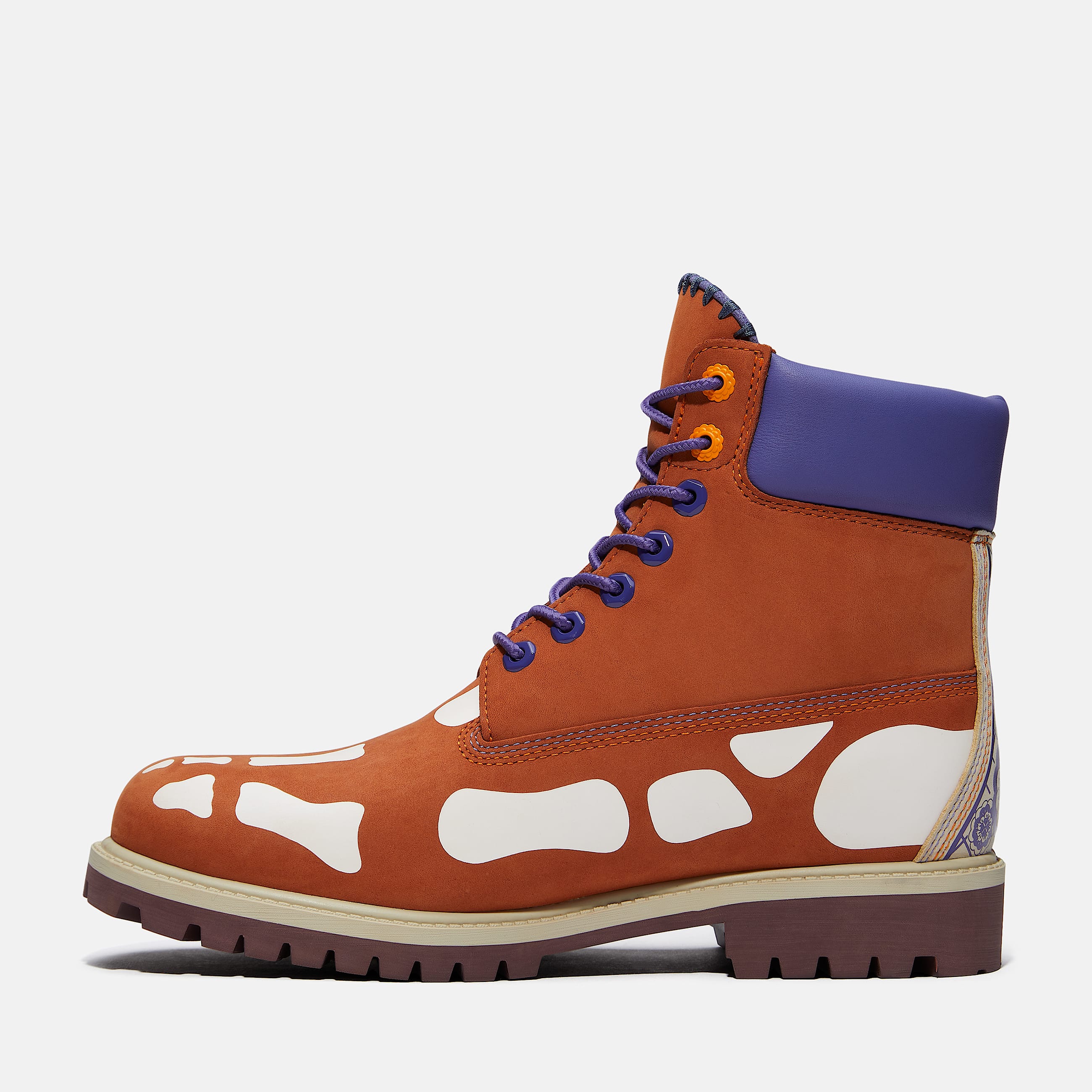 Mens Da de Muertos 6Inch Boot TBL Dark Orange Nubuck ALT6
