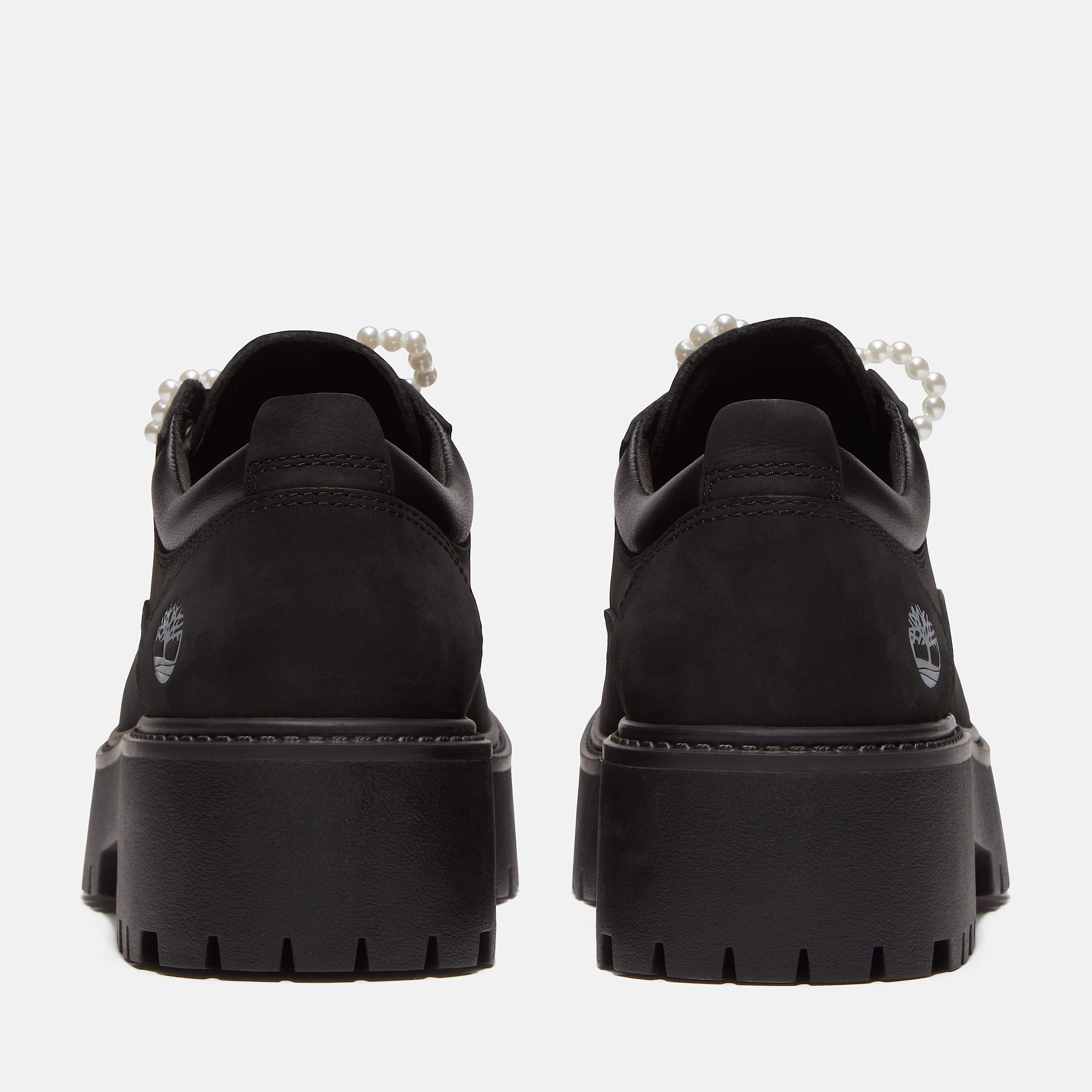 Womens Stone Street Platform Shoe TBL Black NubuckCharms ALT5