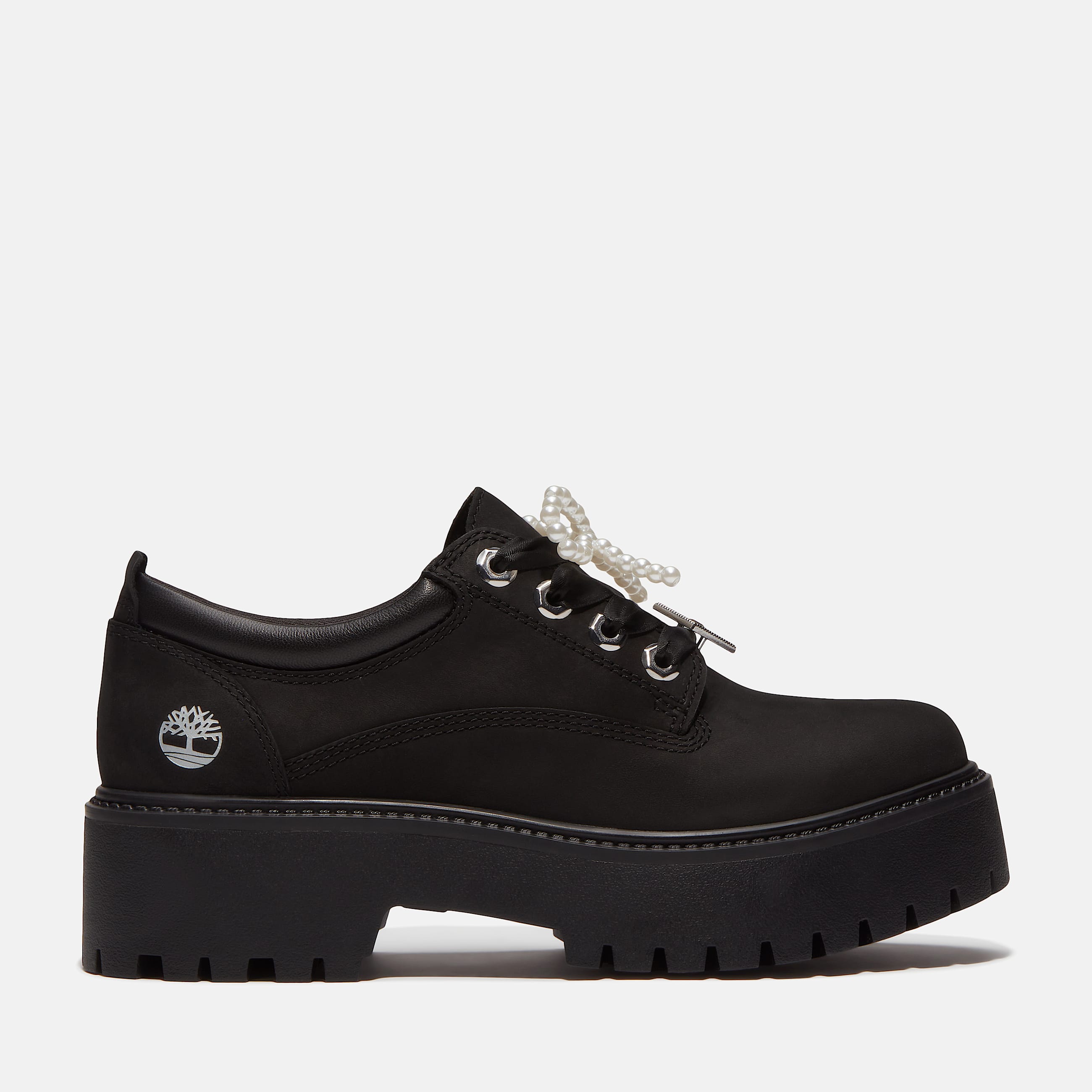 Womens Stone Street Platform Shoe TBL Black NubuckCharms HERO