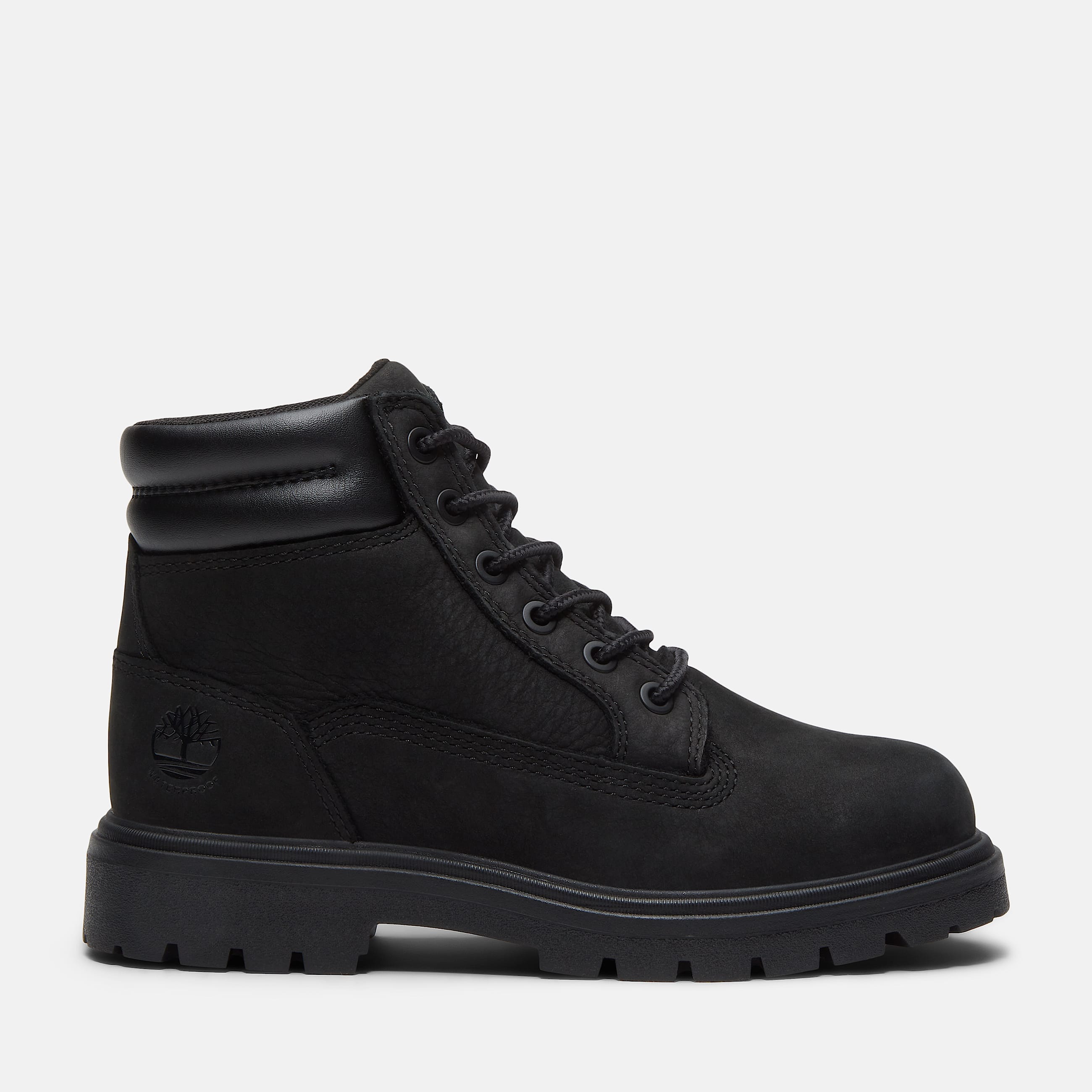 Junior Auburn Falls 6Inch Waterproof Boot TBL Black Nubuck HERO