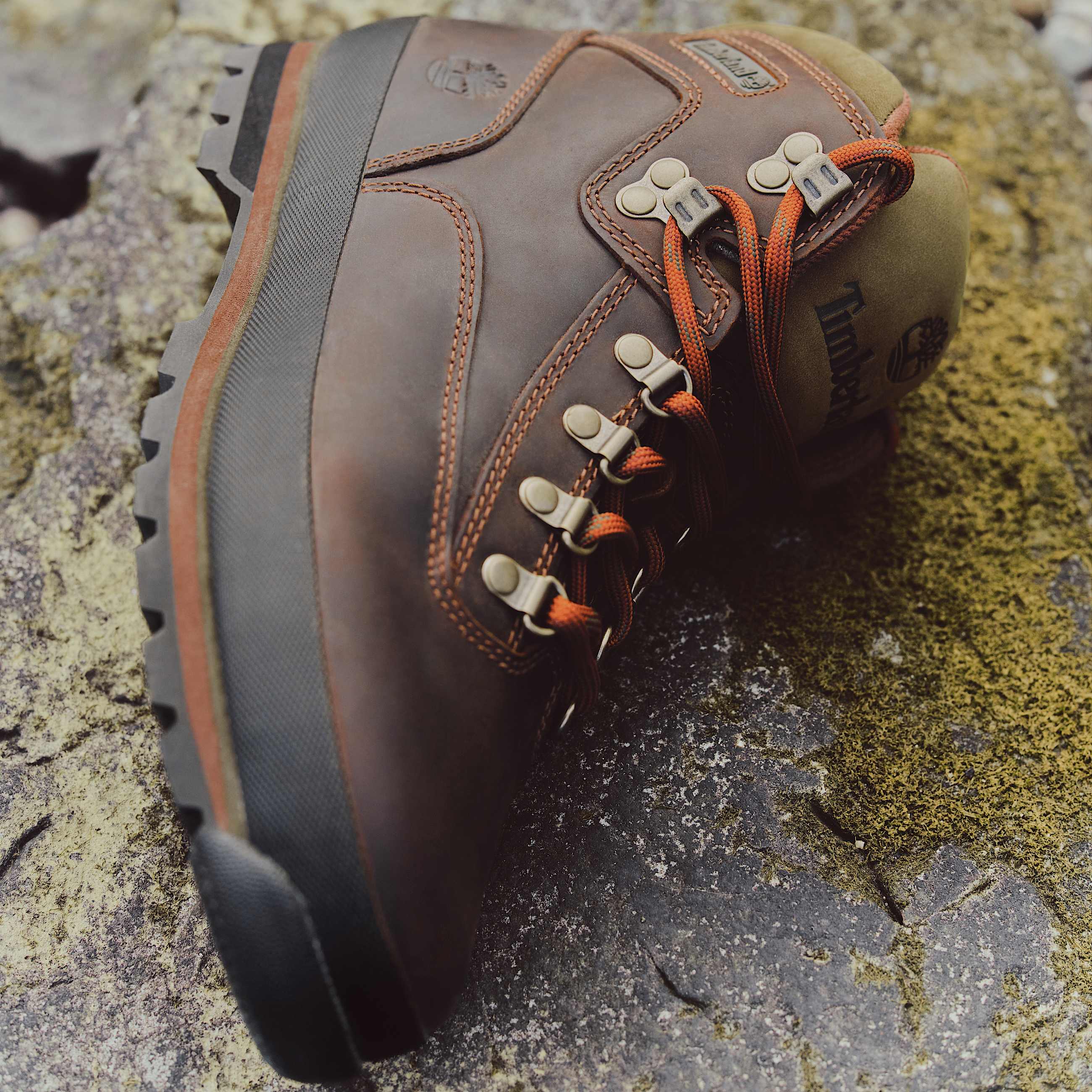 Mens Euro Hiker Leather Boot TBL Brown ALTB