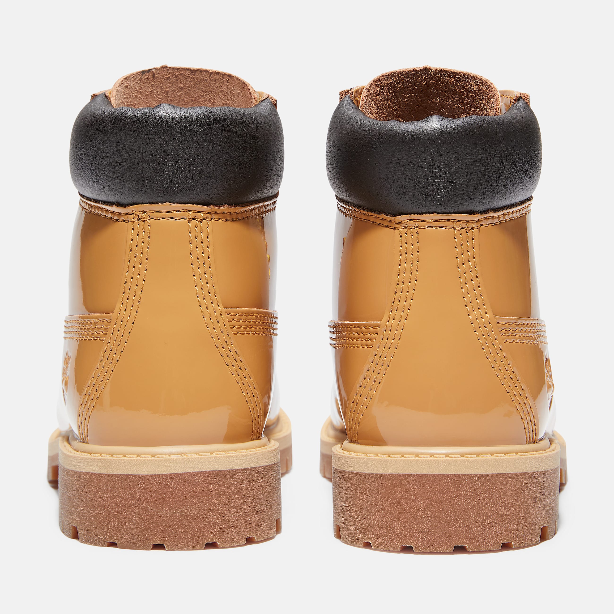 Youth Timberland Premium 6Inch Waterproof Boot TBL Wheat Patent leather ALT5