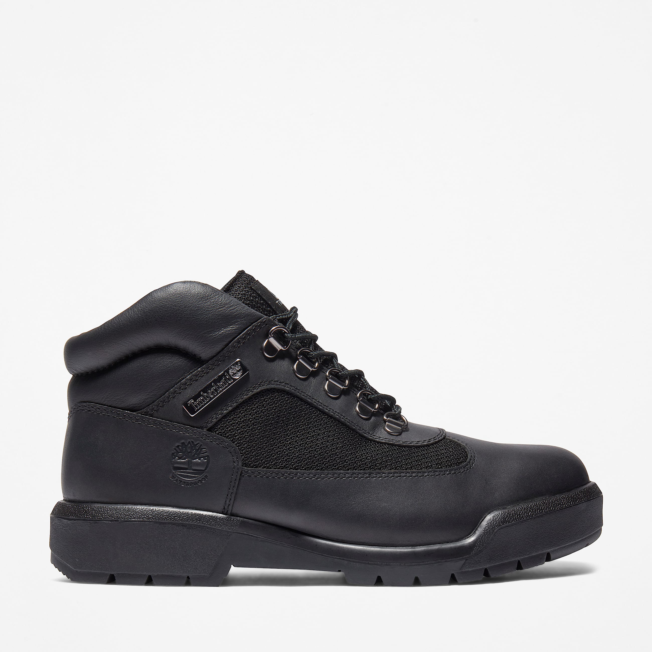 Mens Waterproof Field Boot TBL Black FullGrain HERO