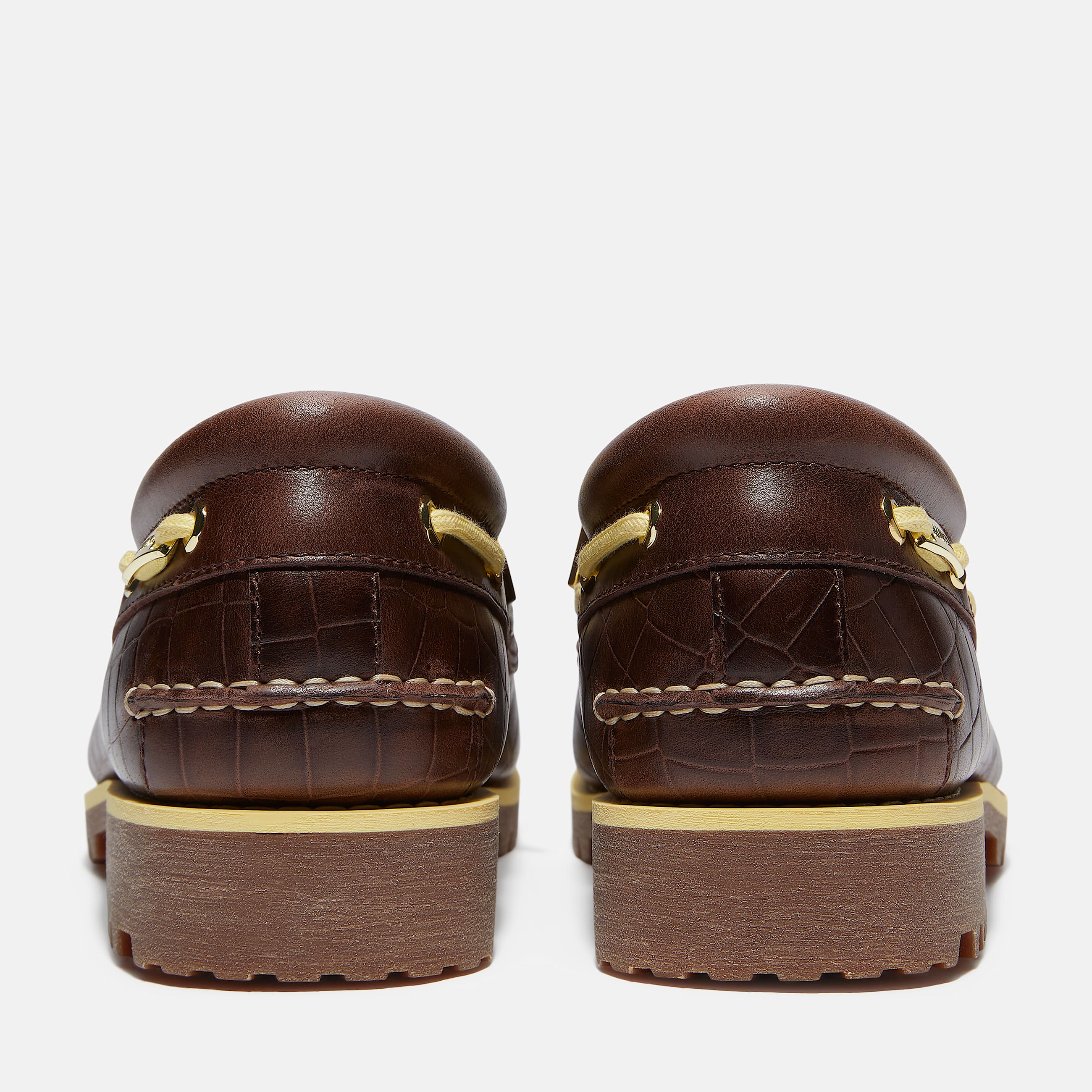 Timberland x Jacquemus Authentic Boat Shoe TBL Dark Brown Croc Embossed ALT5