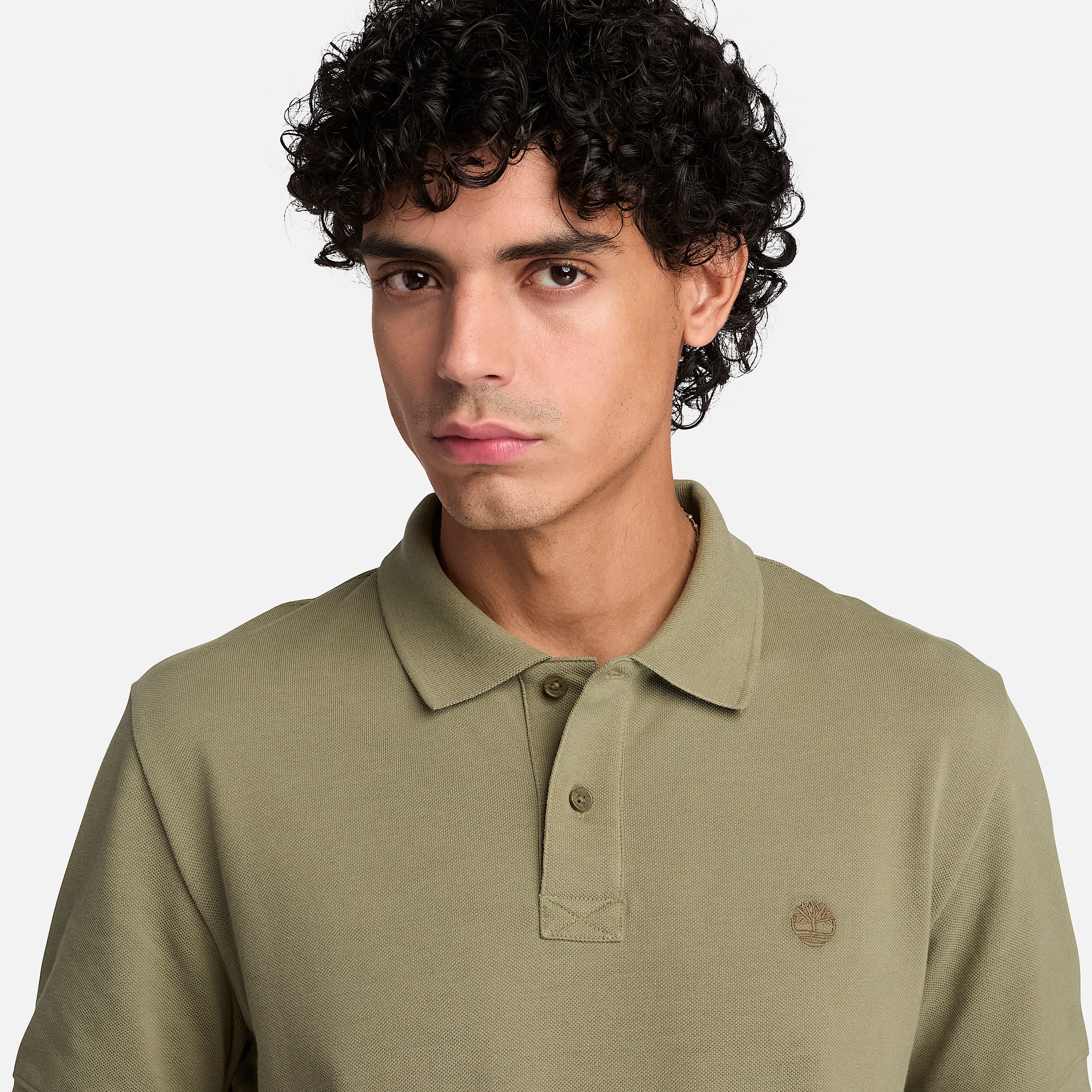 Mens Oyster River Regular ShortSleeve Polo TBL Deep Lichen Green ALT3