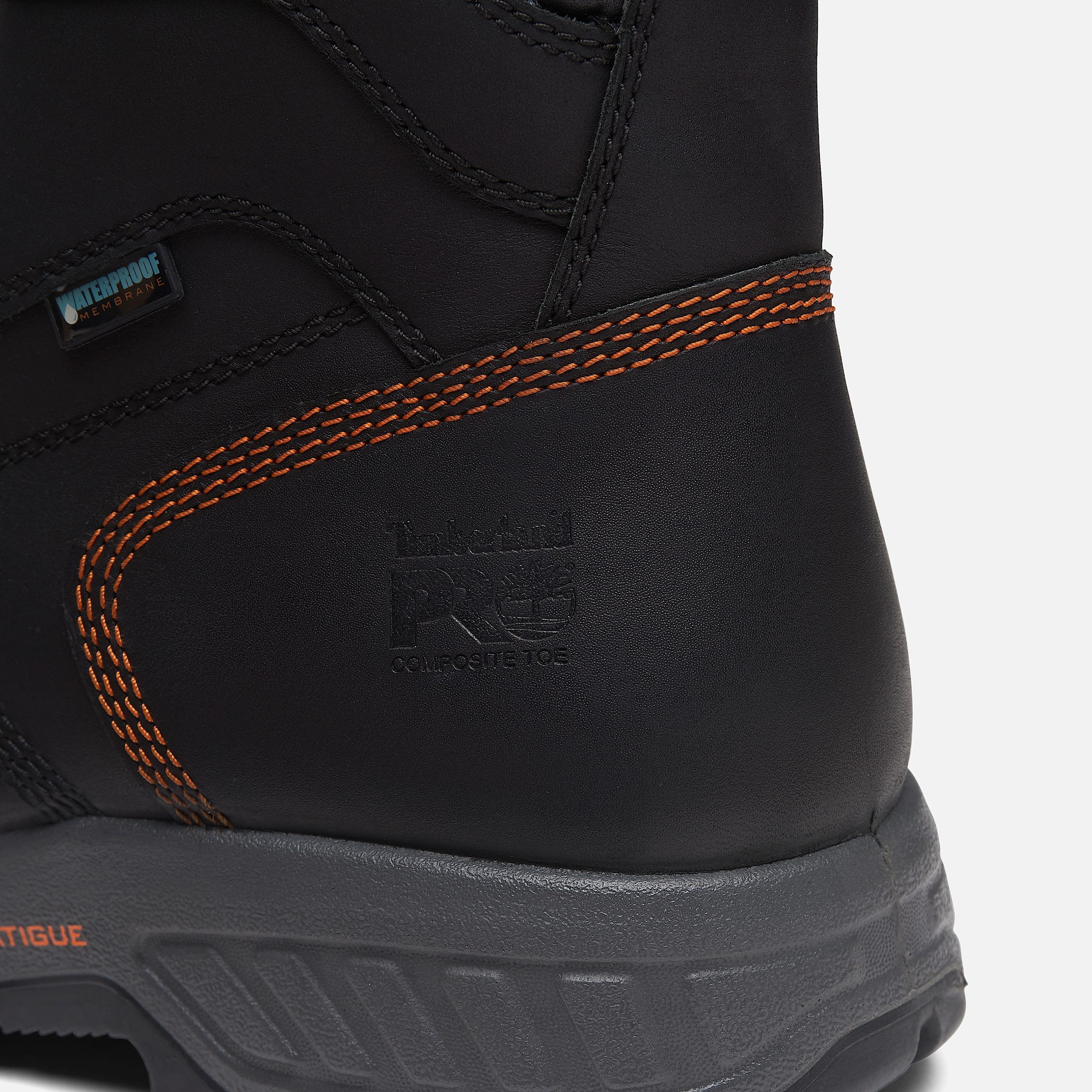 Mens Timberland PRO Endurance HD 8 Waterproof MetGuard CompToe Work Boot TBL Black ALT7