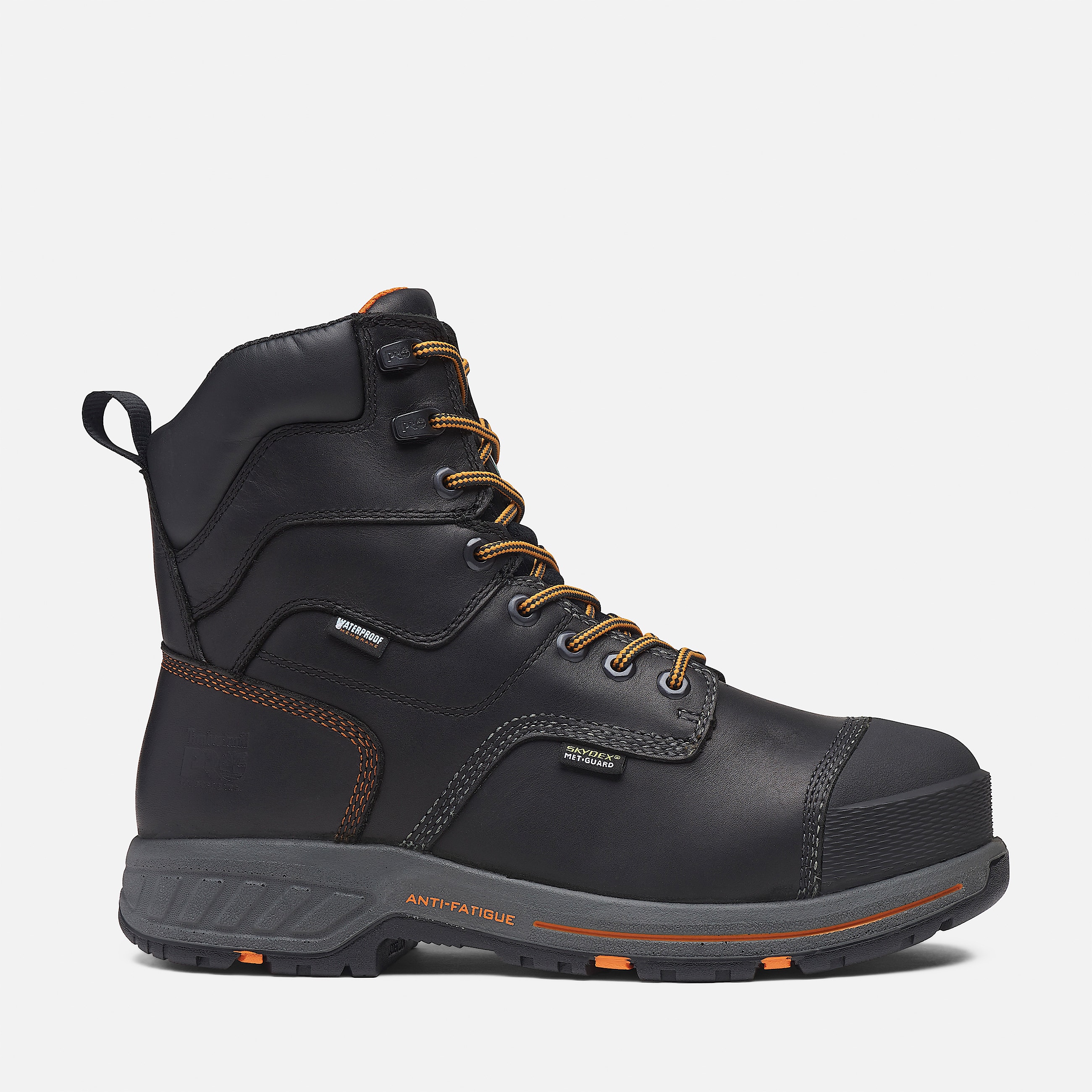 Mens Timberland PRO Endurance HD 8 Waterproof MetGuard CompToe Work Boot TBL Black HERO