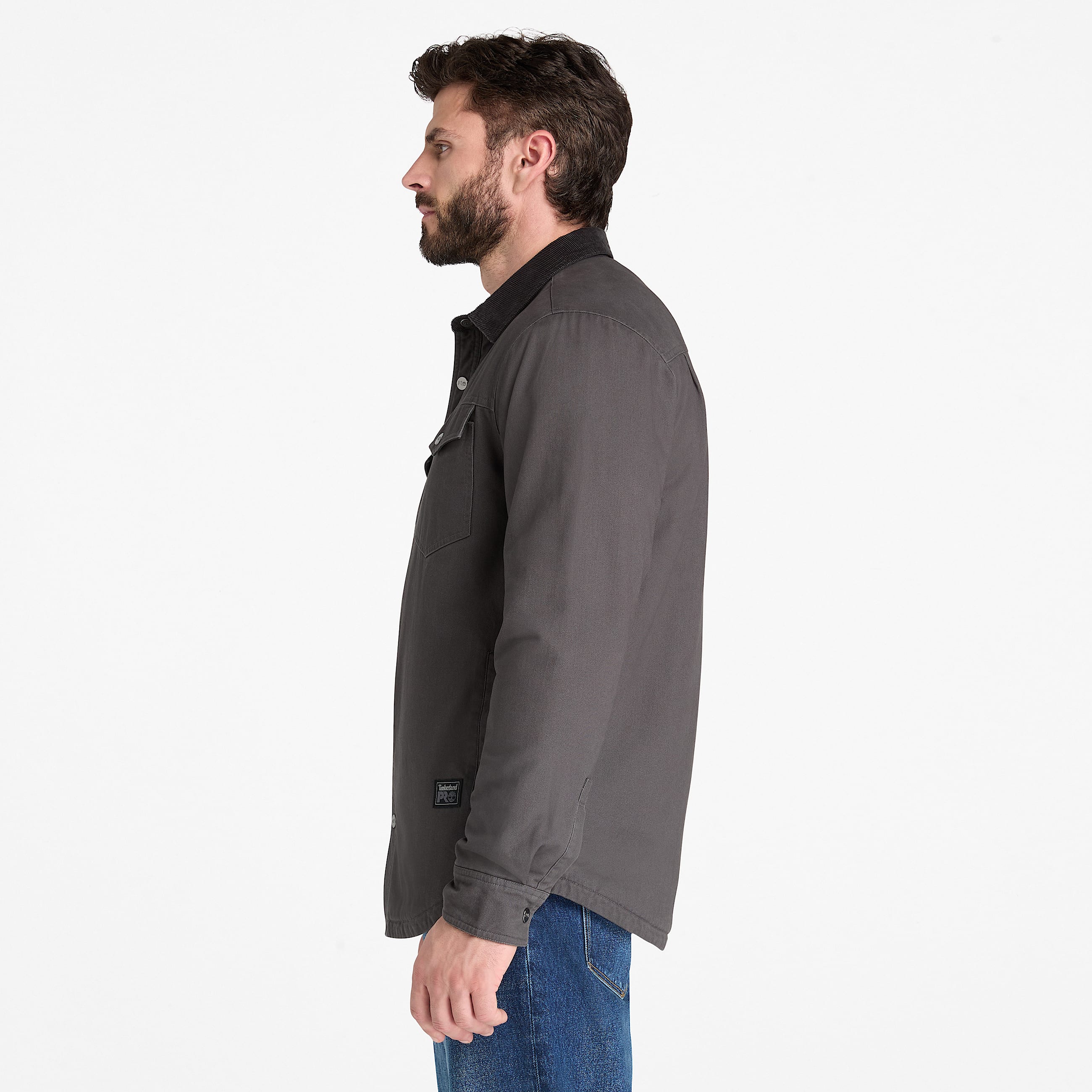 Mens Timberland PRO FleeceLined Shirt Jacket TBL Asphalt ALT7