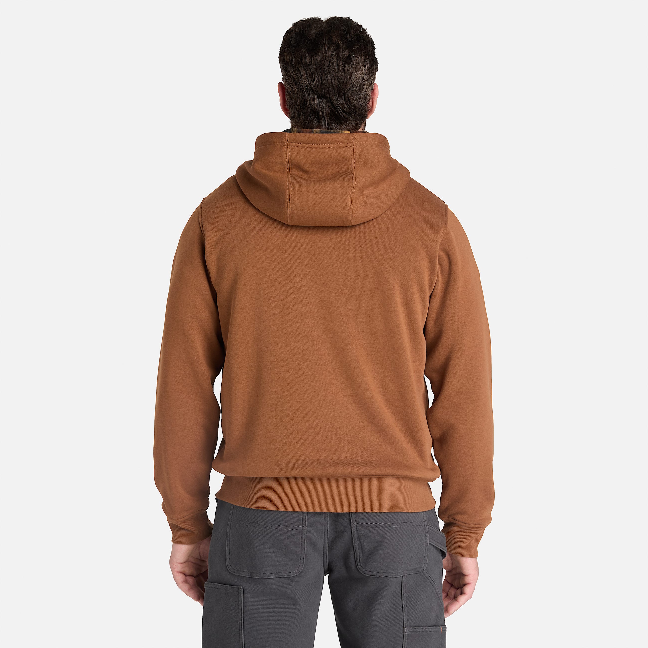 Mens Timberland PRO FleeceLined Hoodie TBL Dark Wheat ALT8