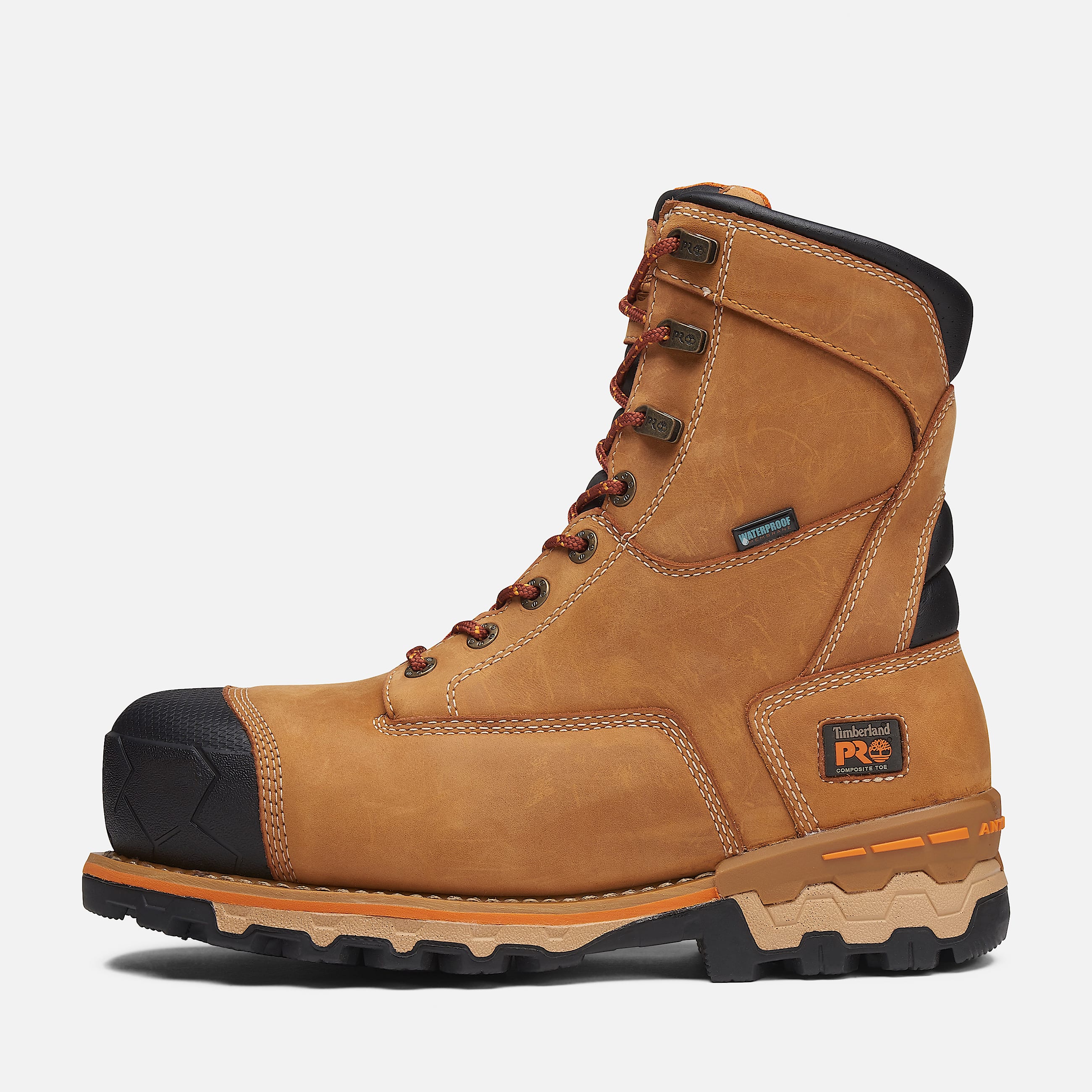 Mens Boondock 8 Composite Toe Waterproof Insulated Work Boot TBL Wheat ALT8