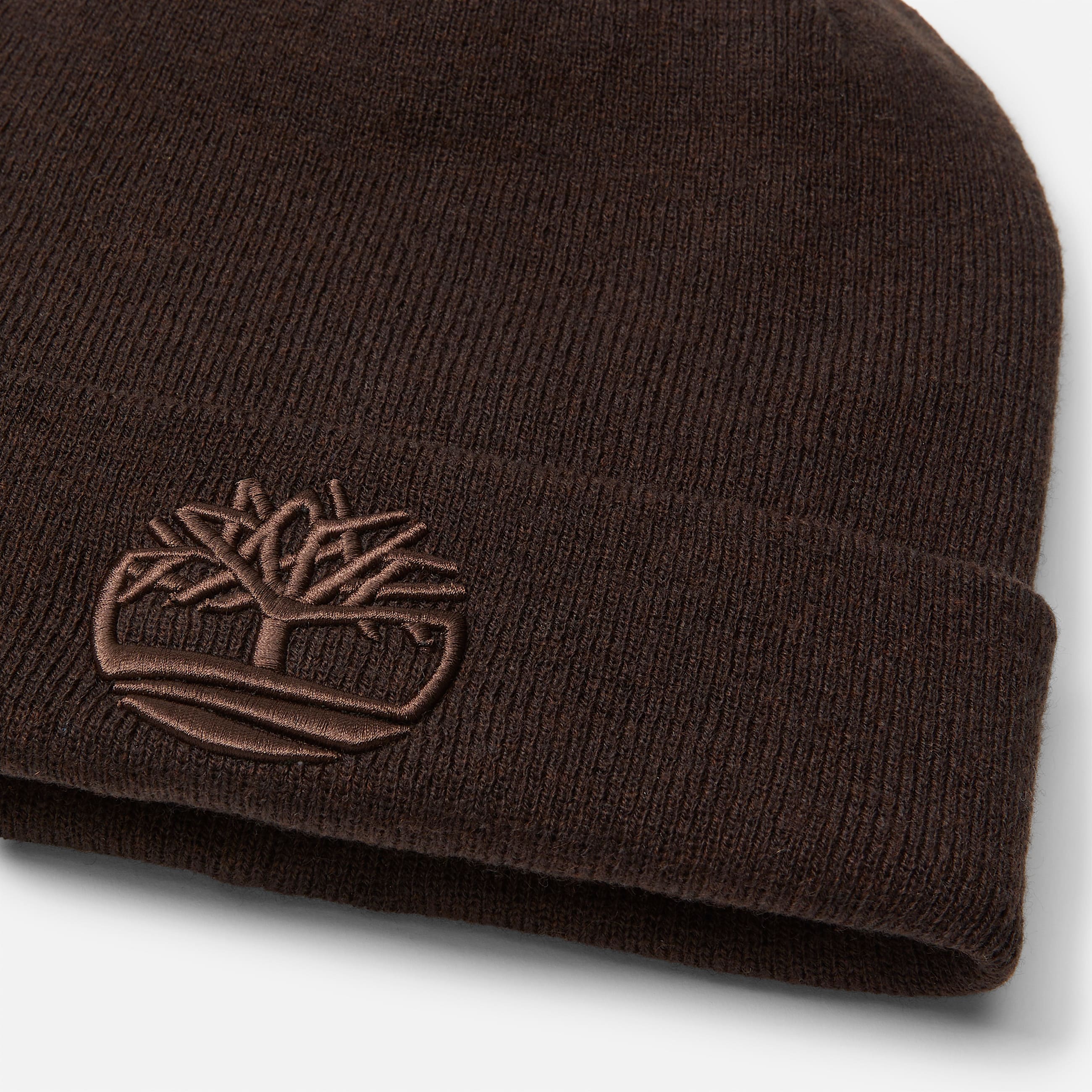 3D Embroidered Beanie TBL Darkest Brown ALT1