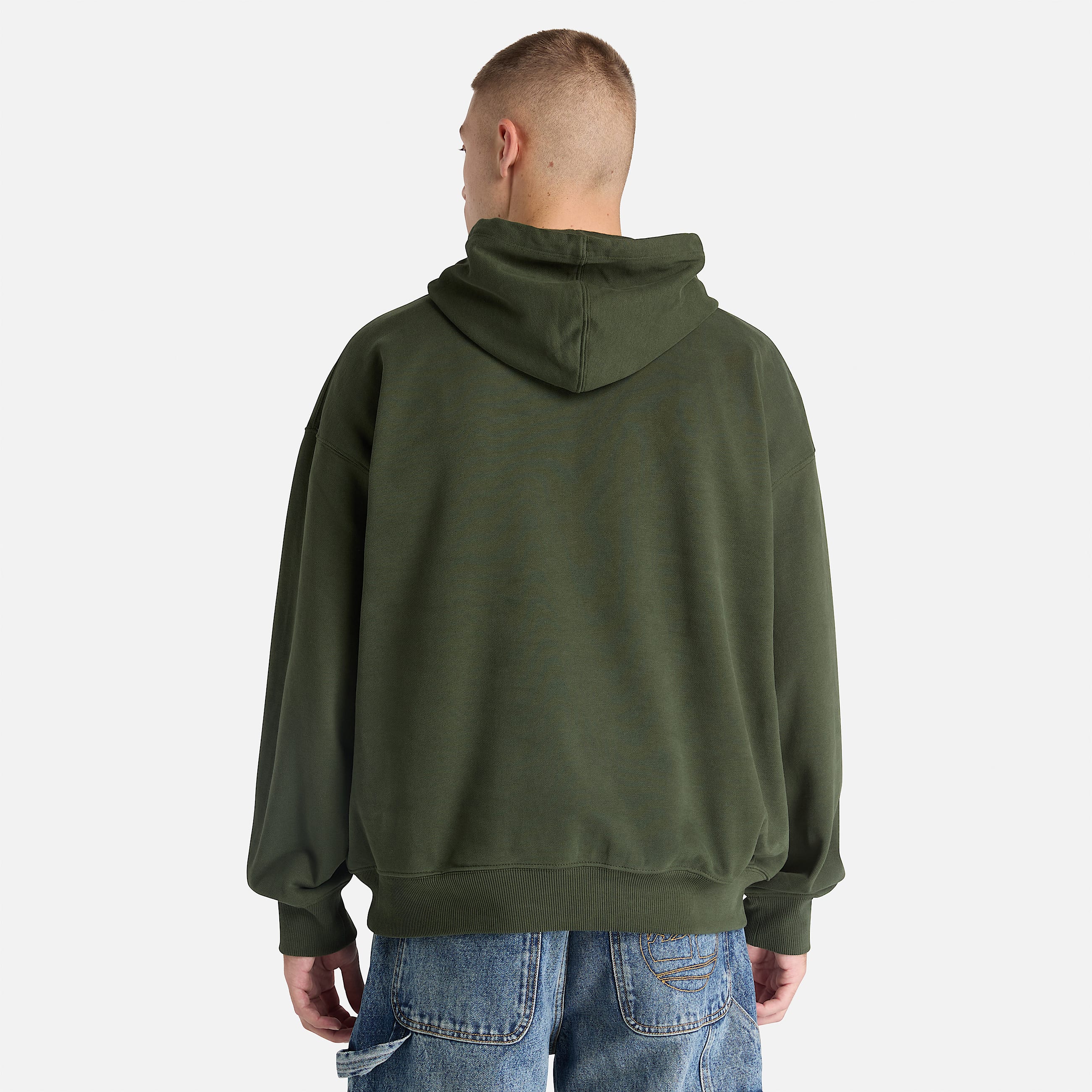 Sudadera con gorro Shorewood Heavyweight Core para Hombre TBL Verde oscuro ALT8