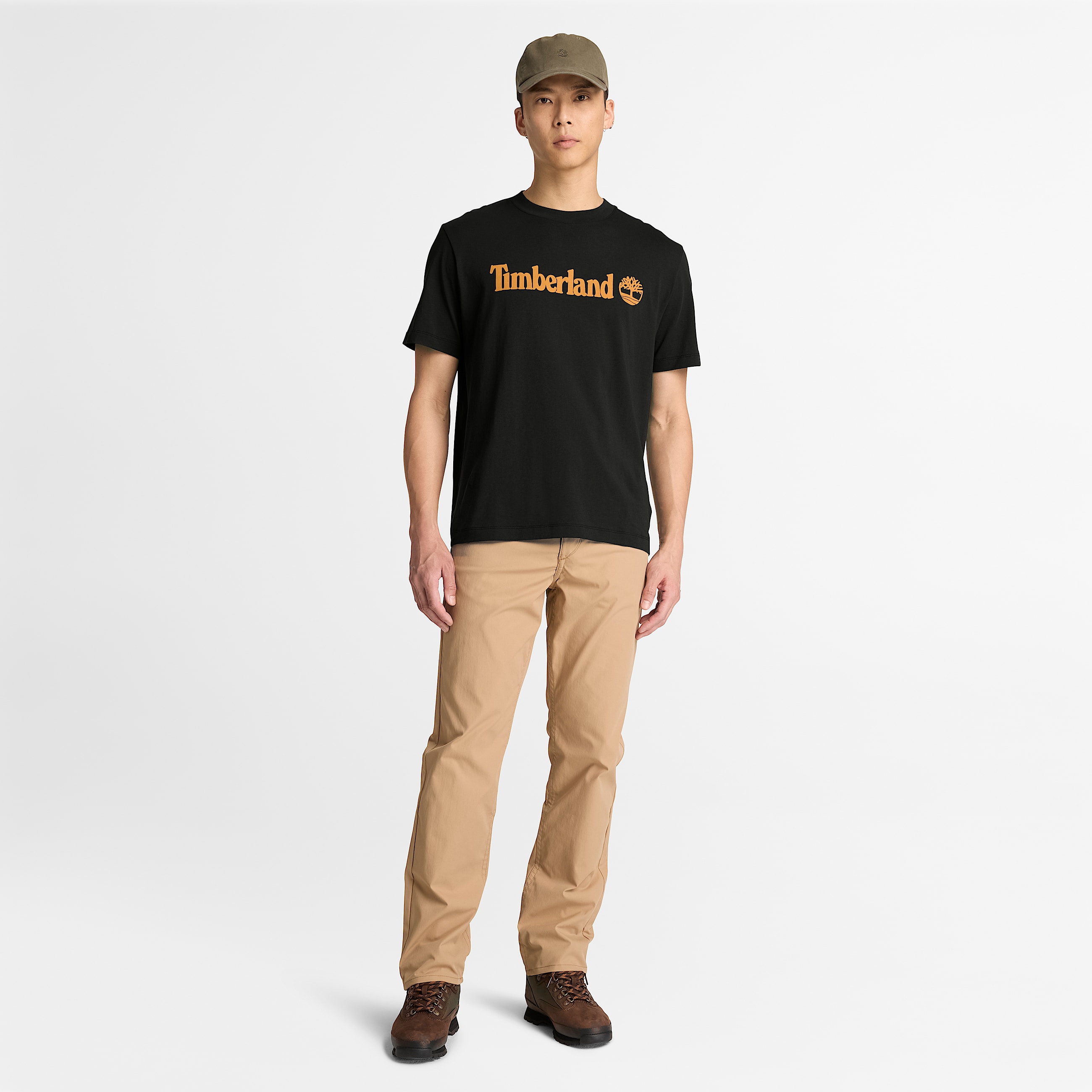 Tshirt Northwood avec logo linaire pour hommes TBL Noir ALT2