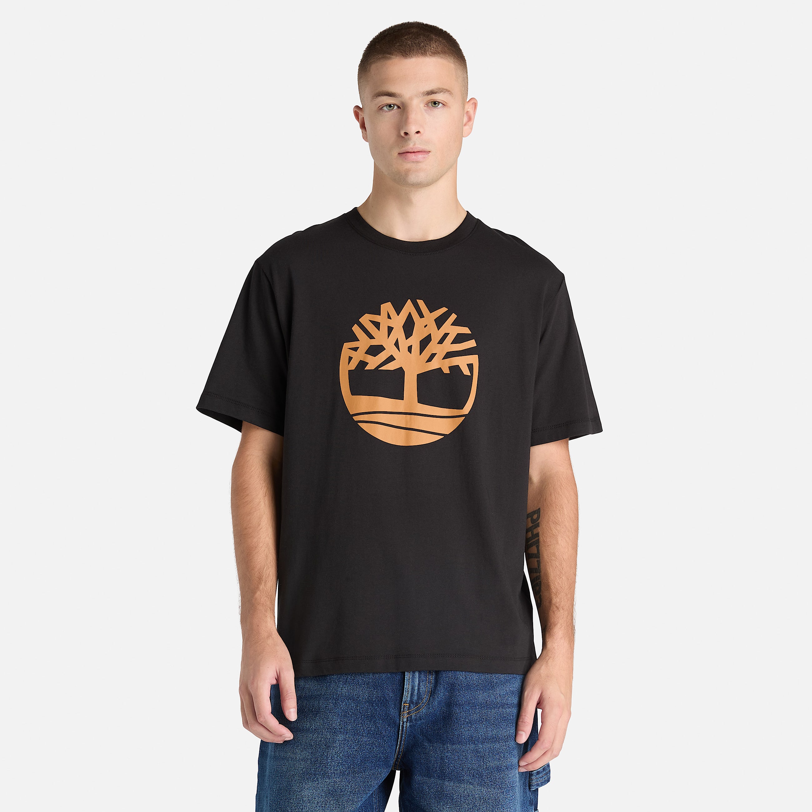Tshirt Northwood  logo arbre pour hommes TBL Noir ALT1