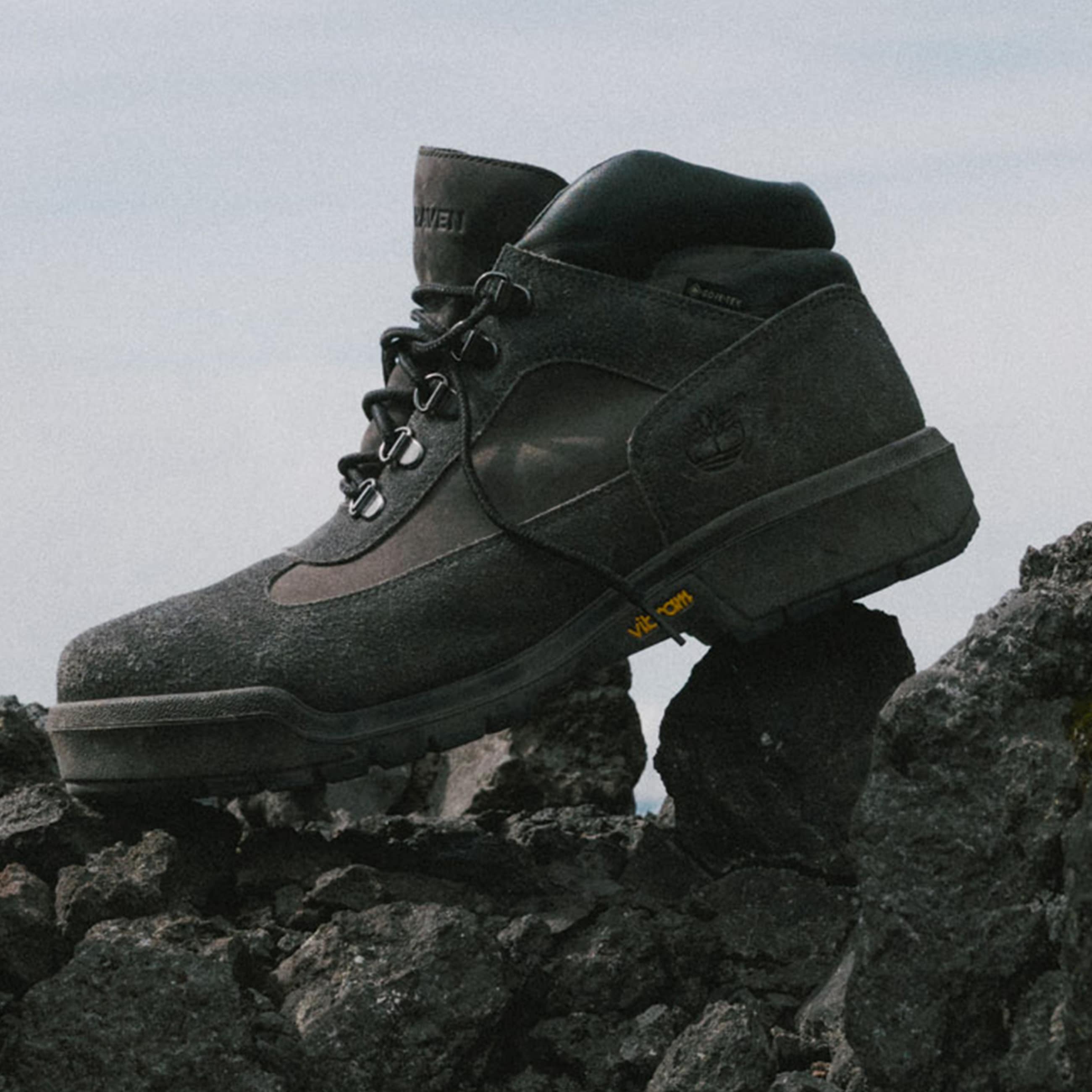 Mens Timberland x Haven Field Boot with GORETEX TBL Dark Grey Suede ALTA