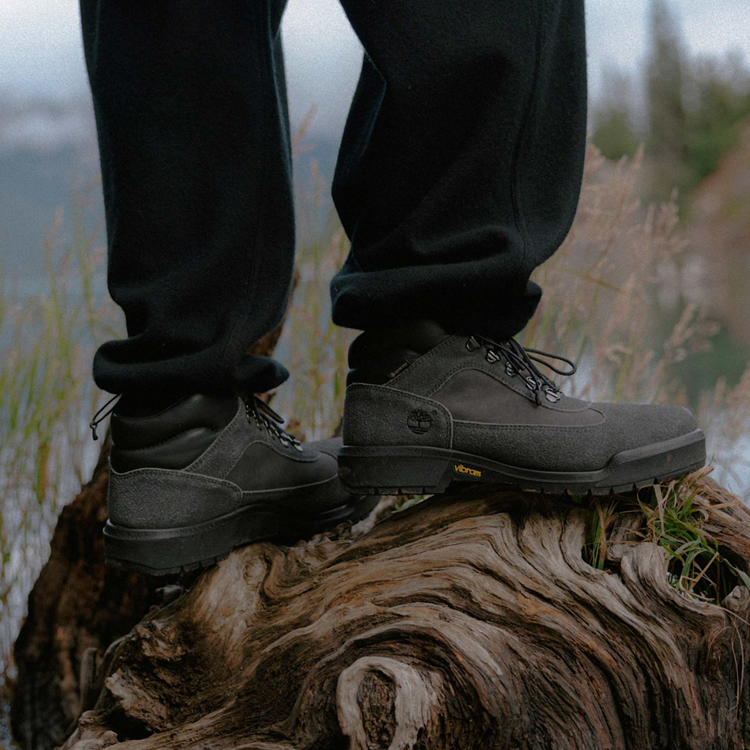 Mens Timberland x Haven Field Boot with GORETEX TBL Dark Grey Suede ALTB