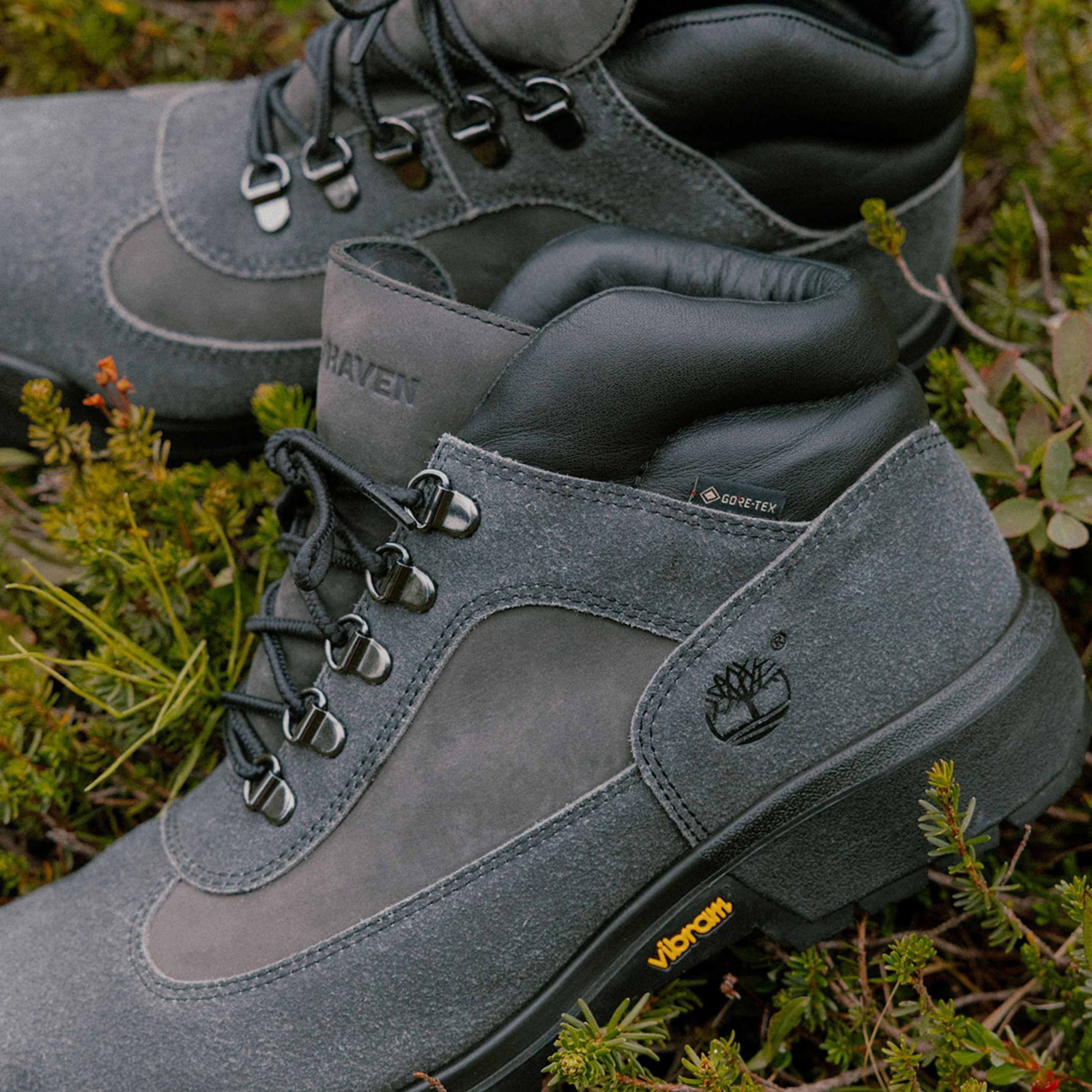 Mens Timberland x Haven Field Boot with GORETEX TBL Dark Grey Suede ALTD