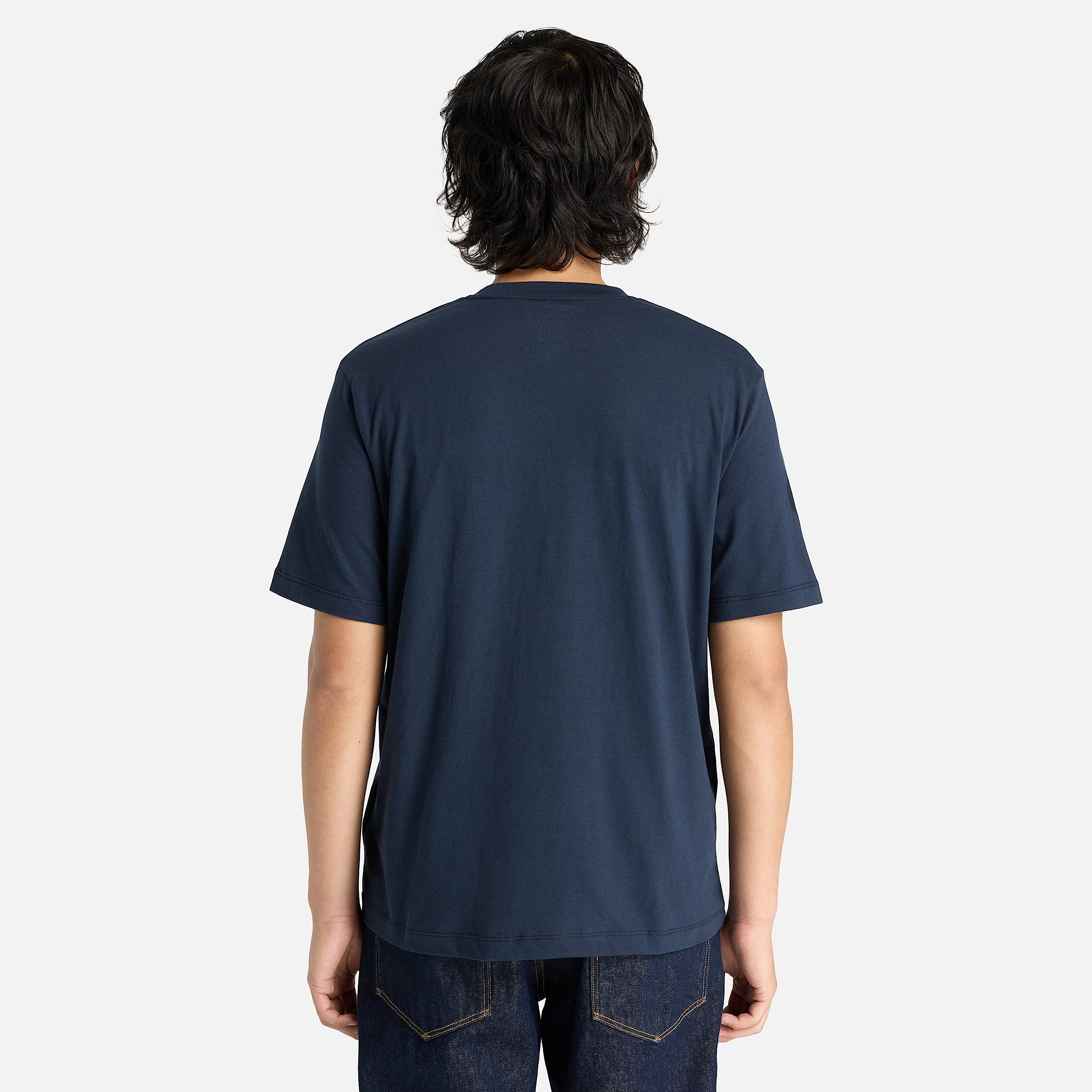 Mens Oyster River Regular ShortSleeve TShirt TBL Dark Sapphire ALT8