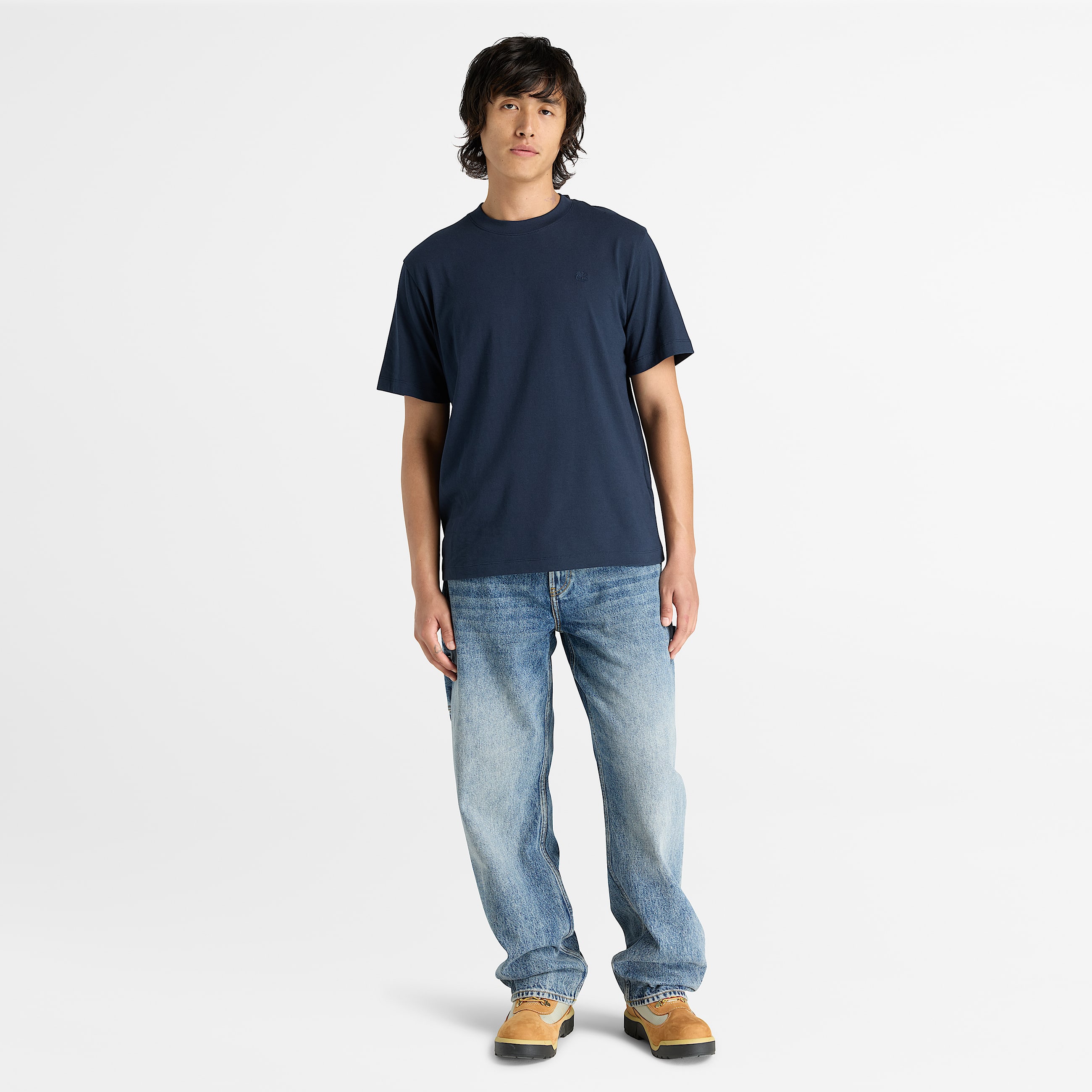 Mens Northwood Tree Logo ShortSleeve TShirt TBL Dark Sapphire ALT2