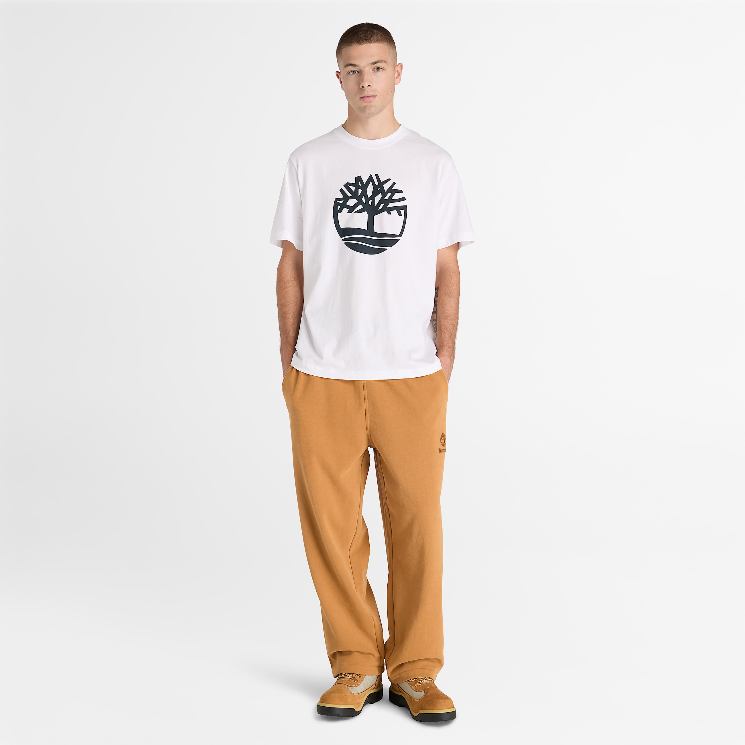 Mens Northwood Tree Logo ShortSleeve TShirt TBL White ALT2