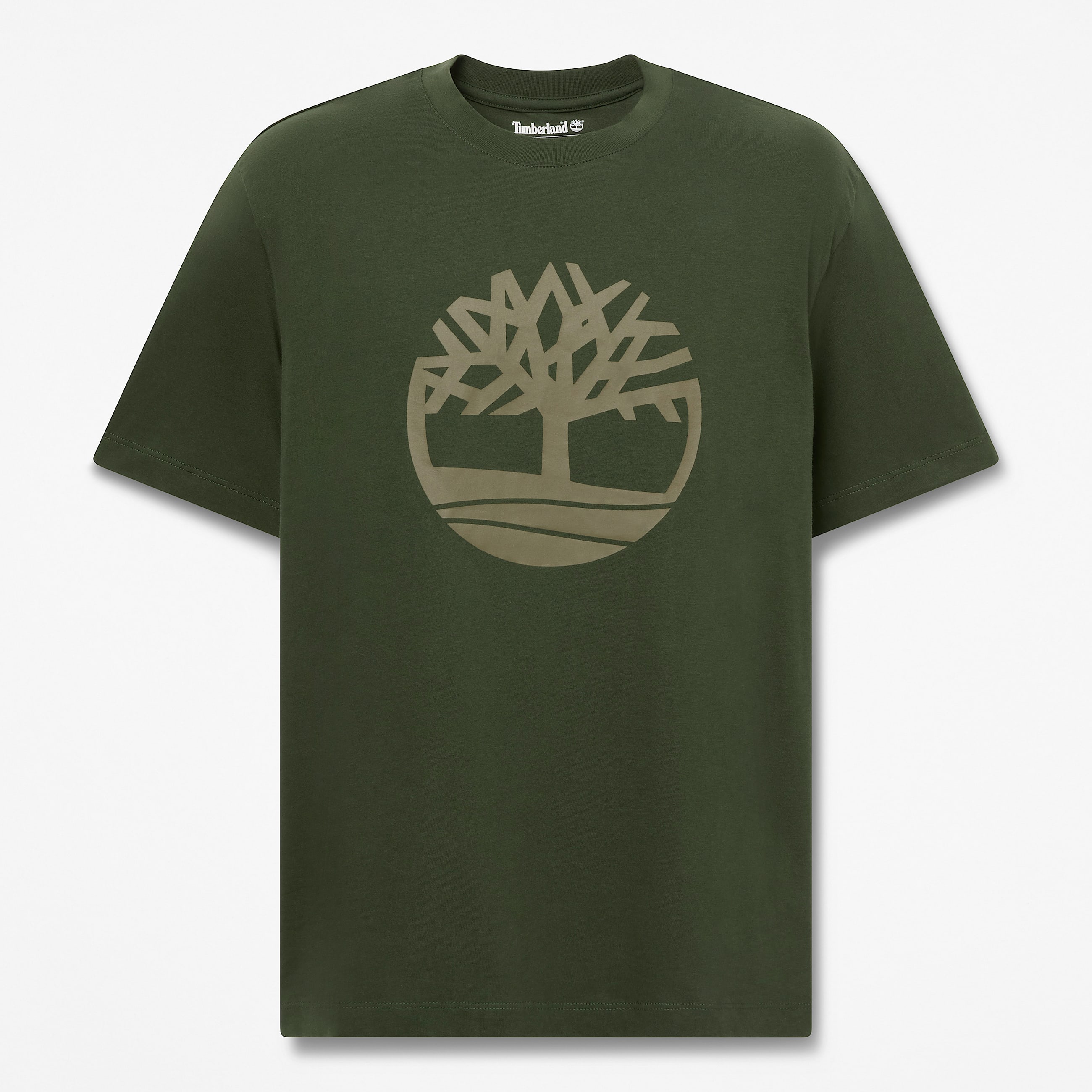 Mens Northwood Tree Logo ShortSleeve TShirt TBL Dark Green HERO
