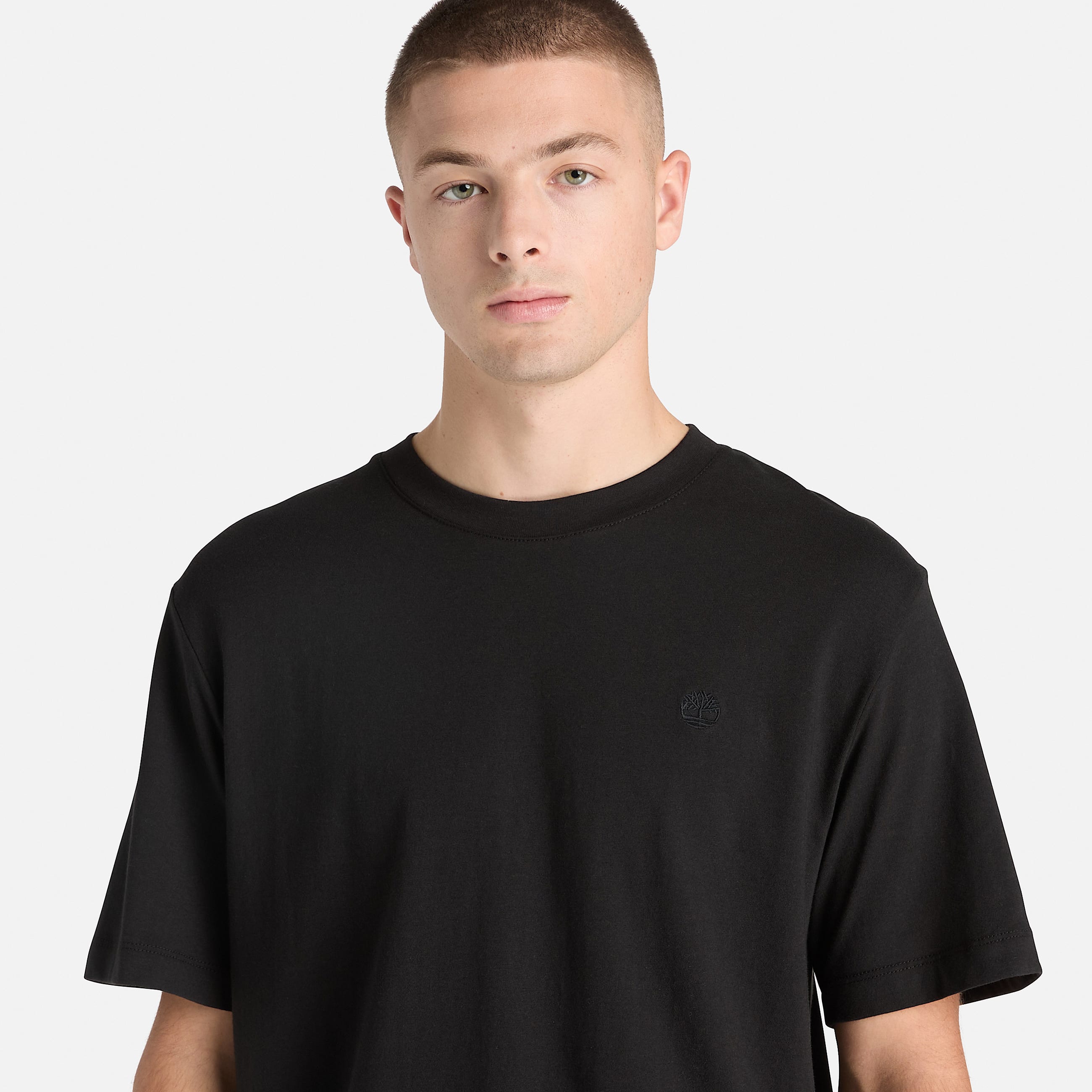 Mens Oyster River Regular ShortSleeve TShirt TBL Black ALT3
