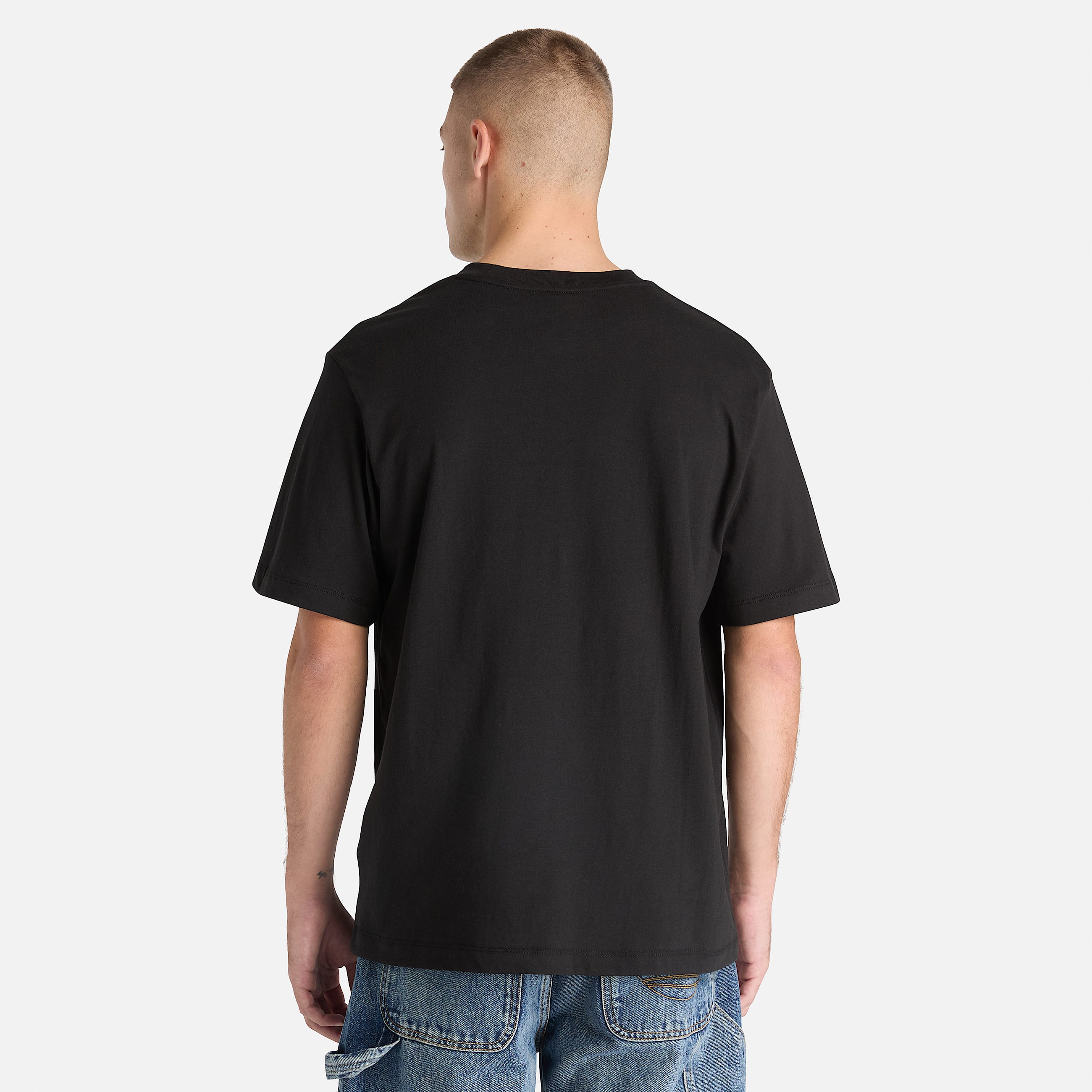 Mens Oyster River Regular ShortSleeve TShirt TBL Black ALT8