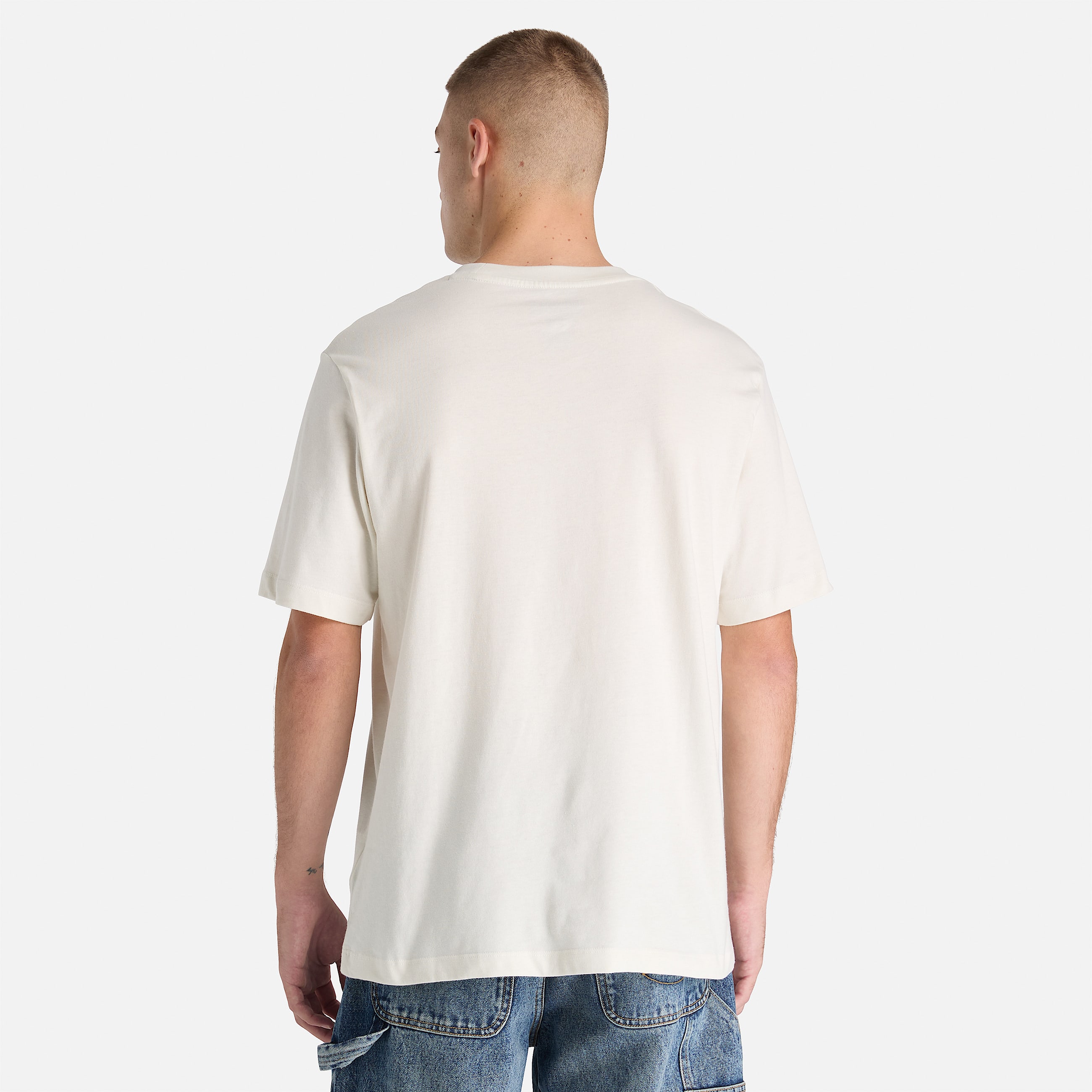 Mens Oyster River Regular ShortSleeve TShirt TBL Vintage White ALT8