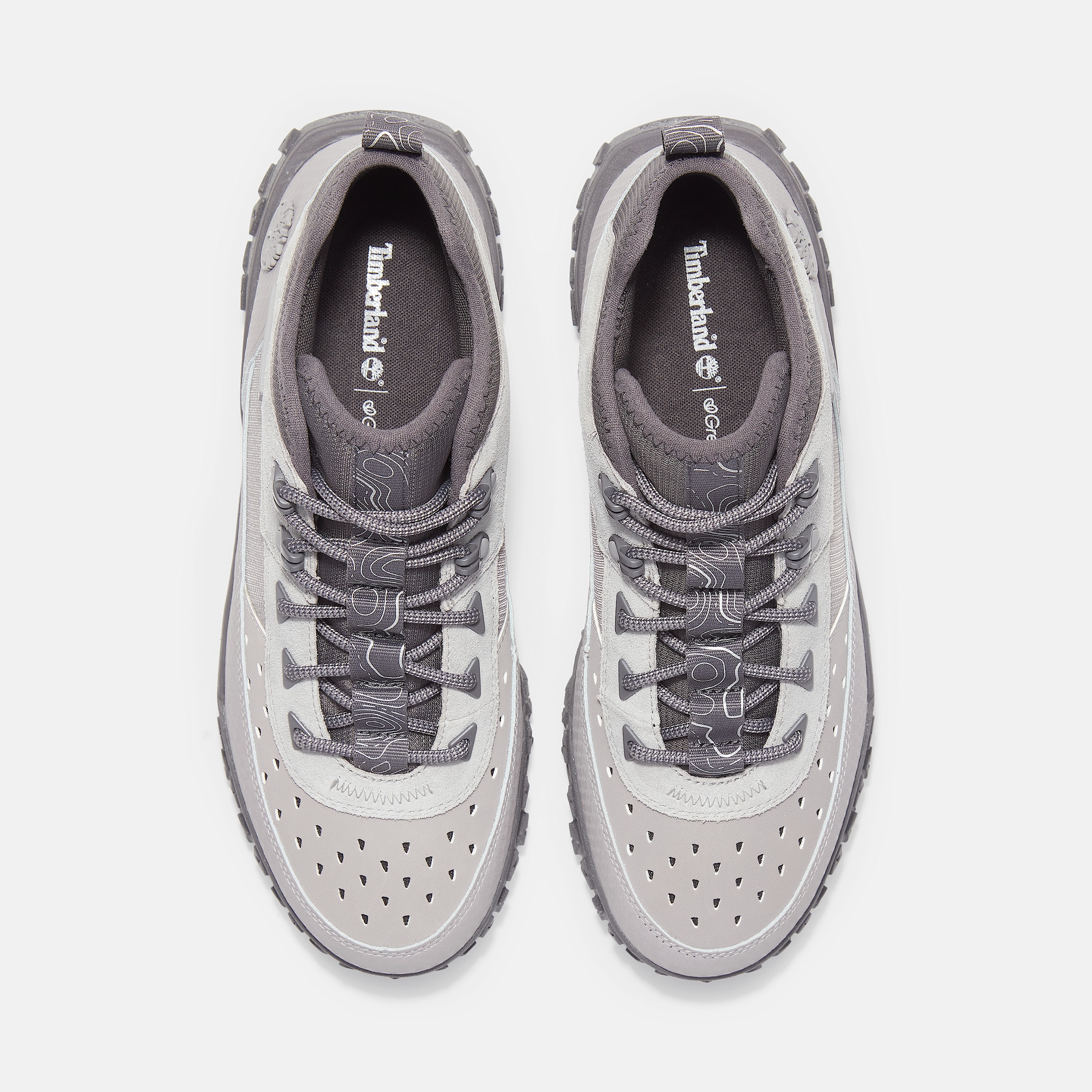 Mens GreenStride Motion 6 Mid Sneaker TBL Grey Helcor Leather ALT2