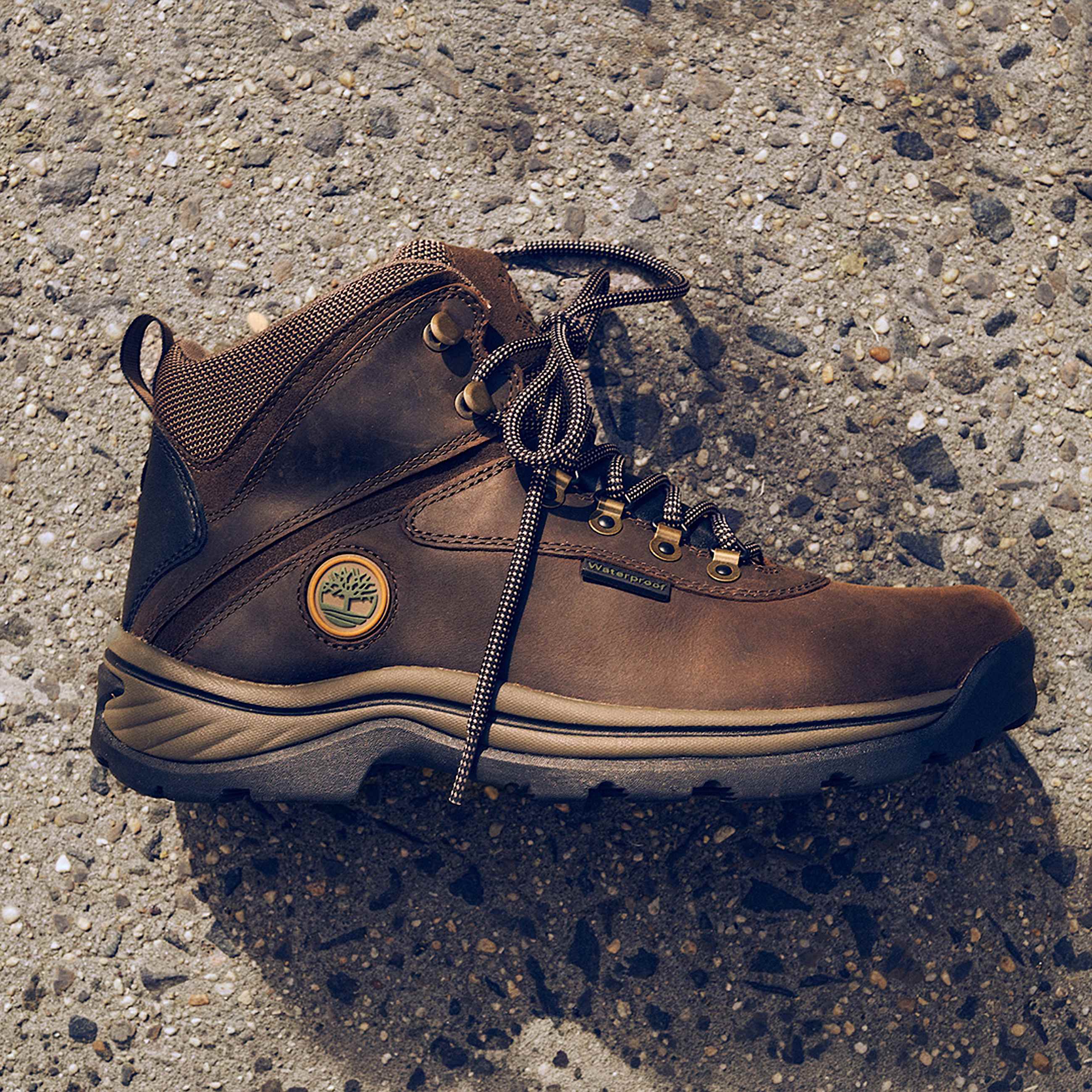 Mens White Ledge Mid Waterproof Hiking Boot TBL Brown ALTC