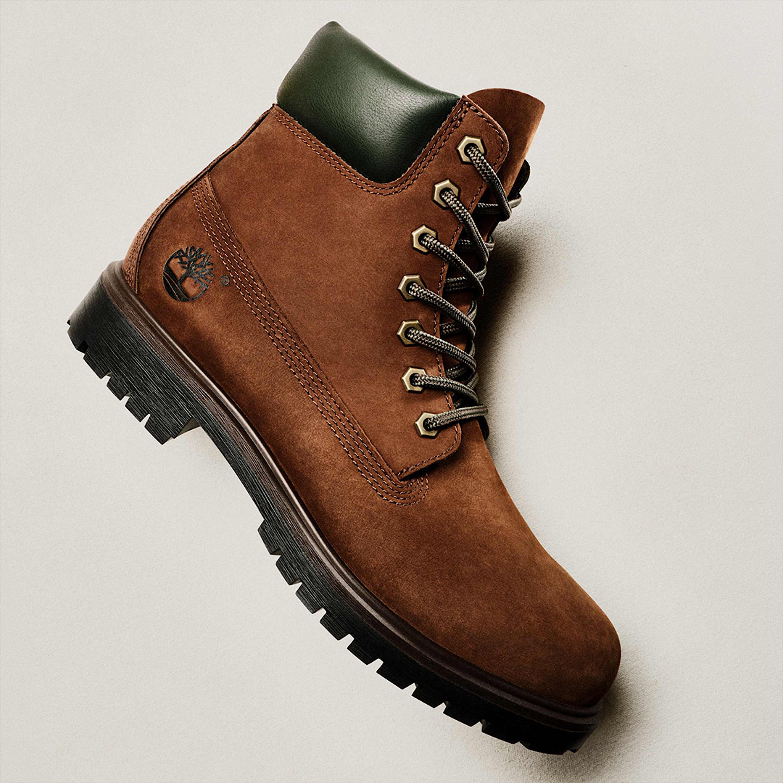 Botas Timberland Heritage de 6 pulgadas impermeables para Hombre TBL Nobuck marrn oscuro ALTA
