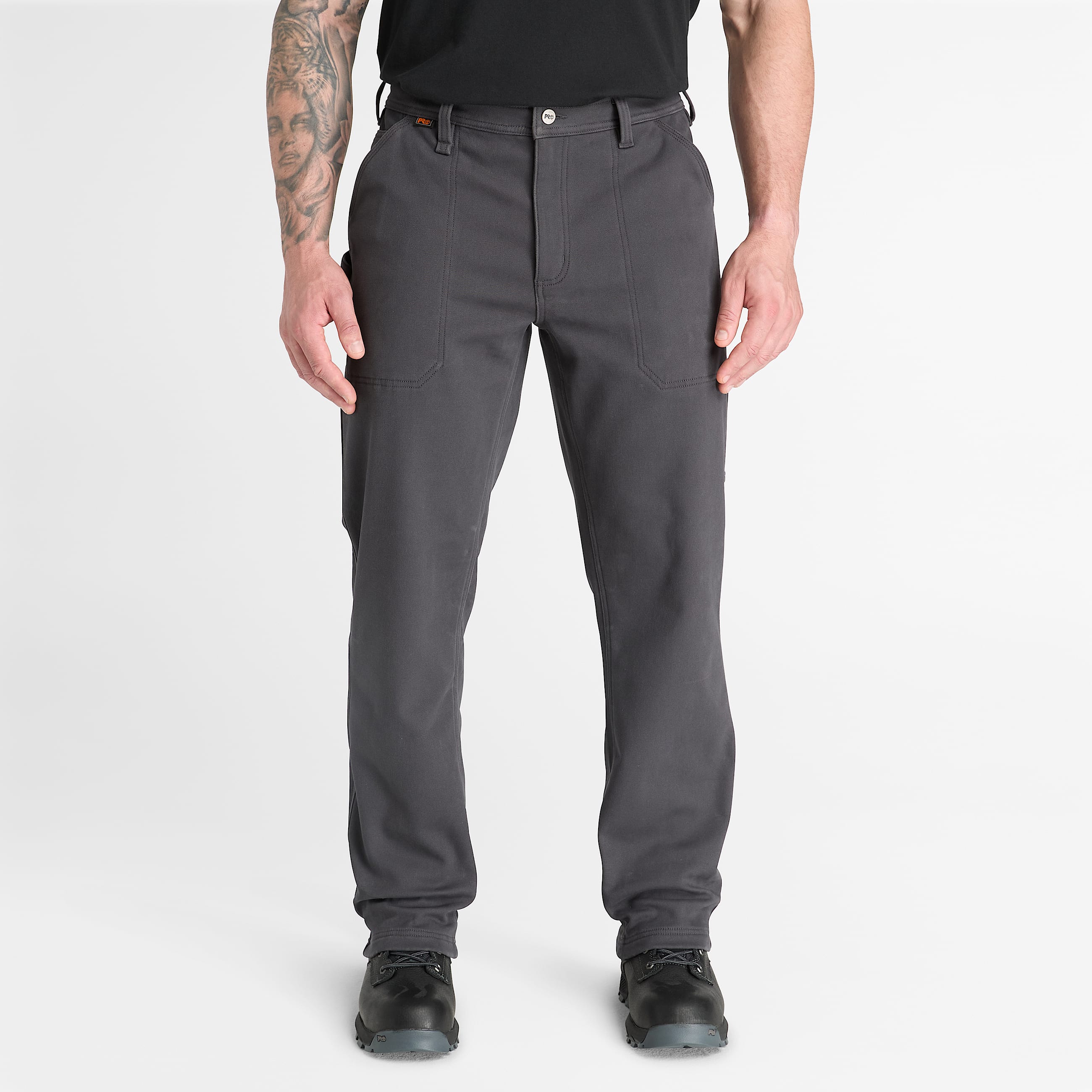 Pantaln de trabajo Timberland PRO de lona con elasticidad y tratamiento Bonded para Hombre TBL Asfalto ALT1