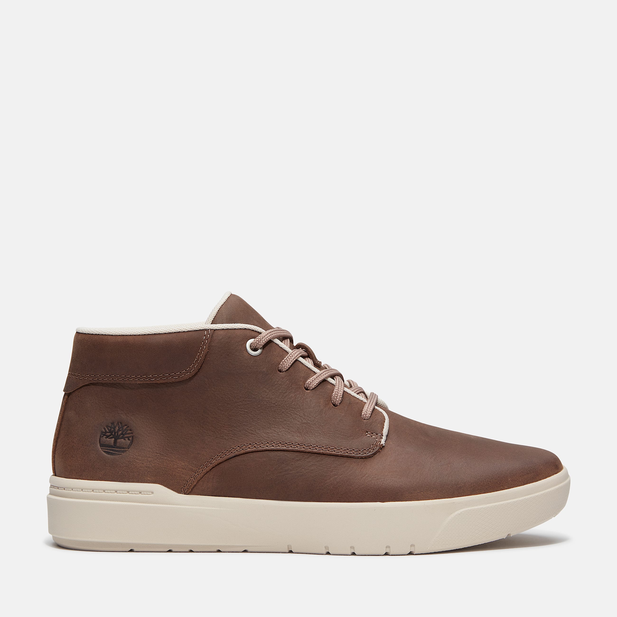 Mens Seneca Bay Mid Sneaker TBL Taupe FullGrain HERO
