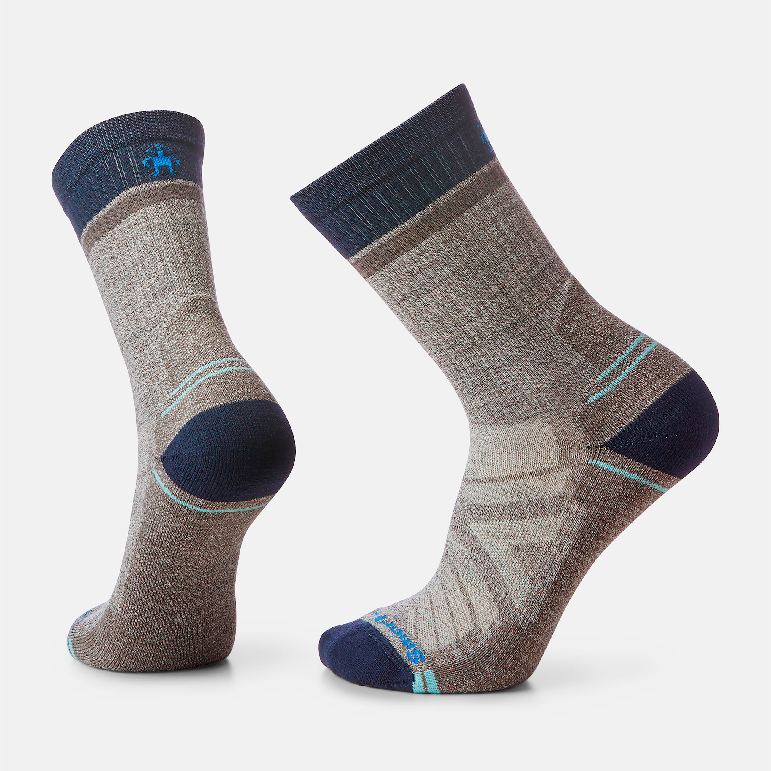 Men s Smartwool Cushion Crew Socks Grey Timberland US