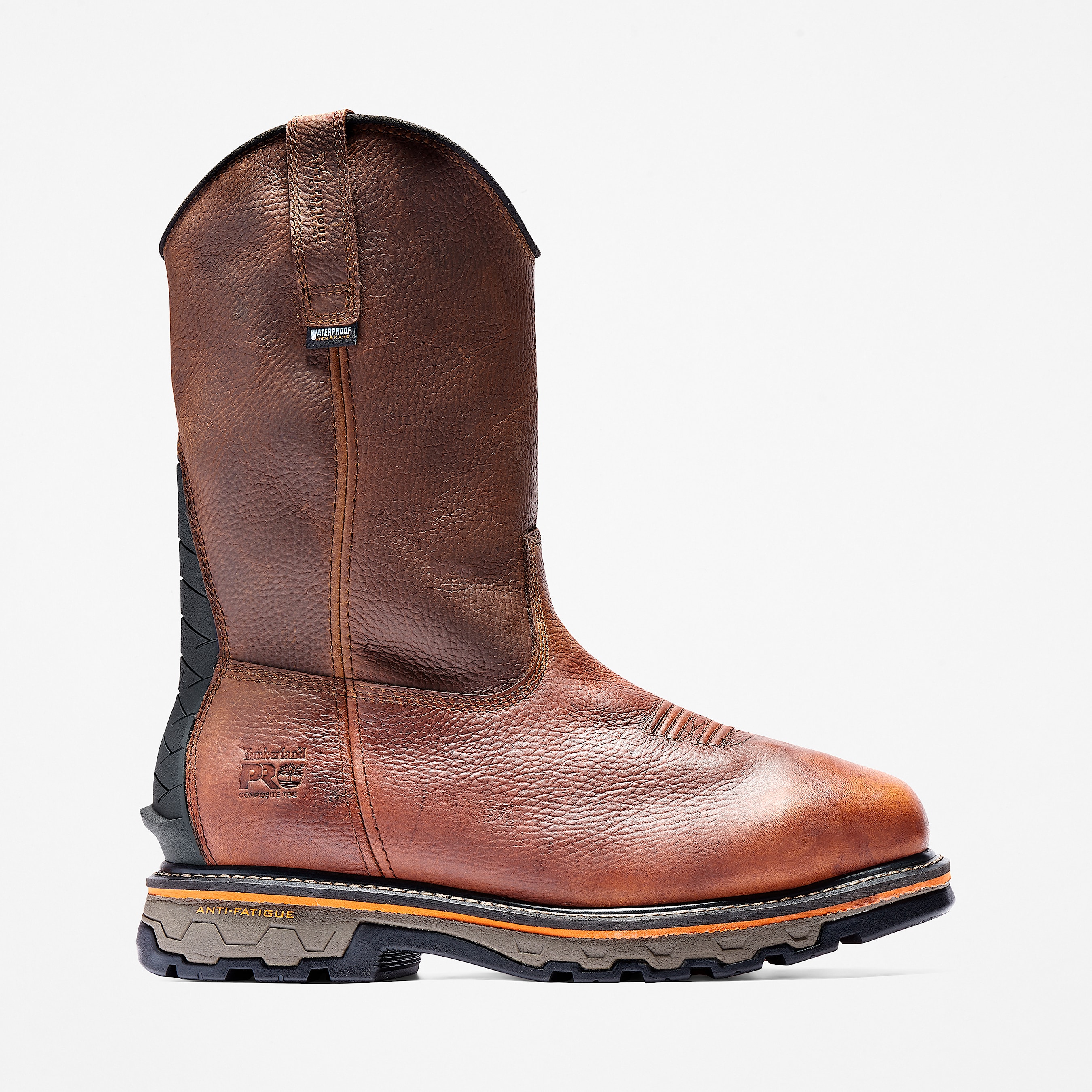 Men s True Grit Pull On Composite Toe Waterproof Work Boot