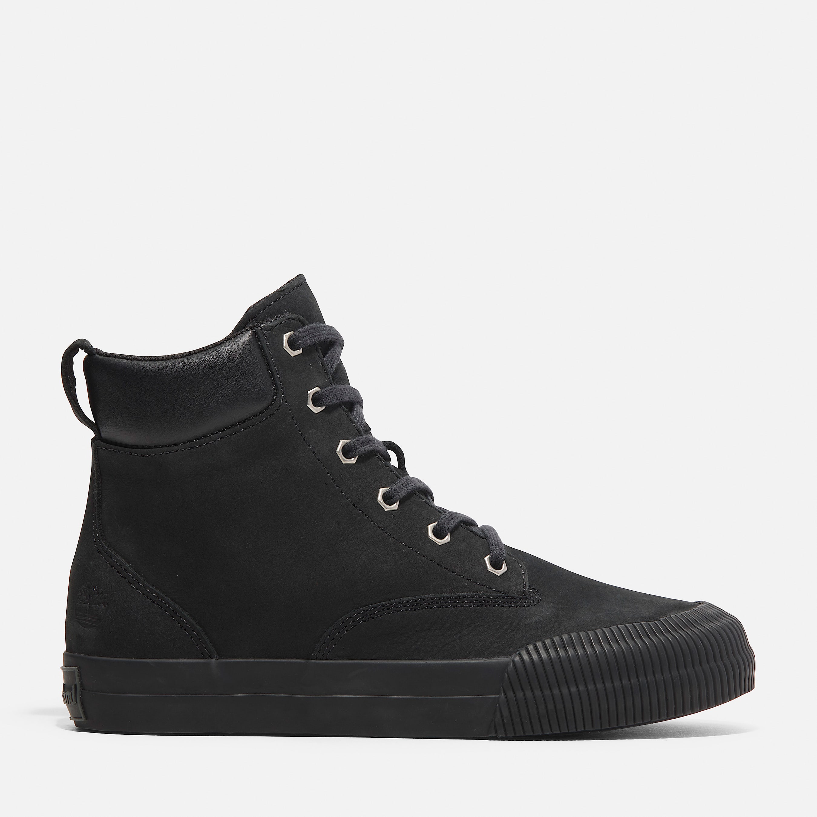 Timberland Women s Skyla Bay 2.0 High Top Lace Up Sneaker in Black nubuck