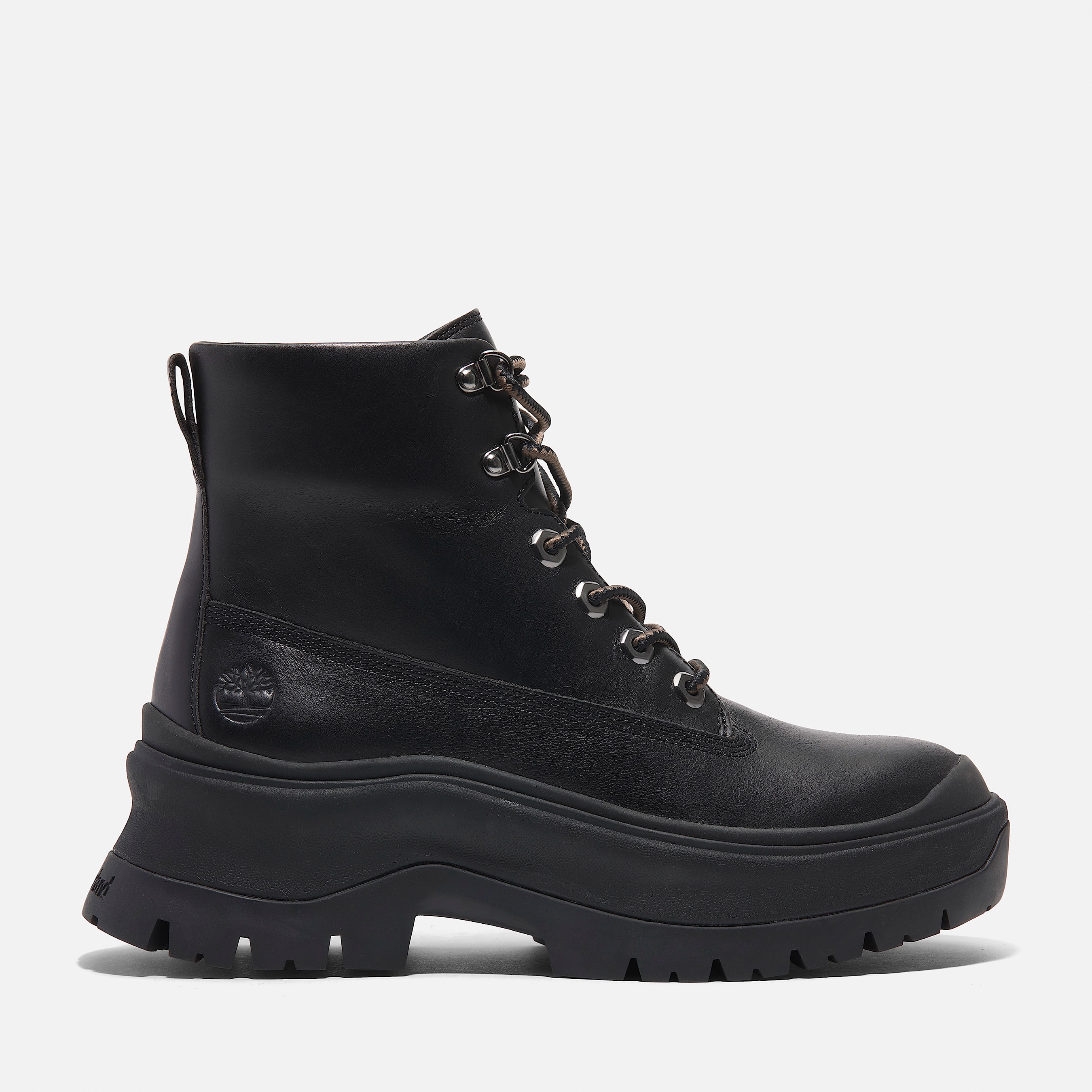Womens black timberland style boots cheap