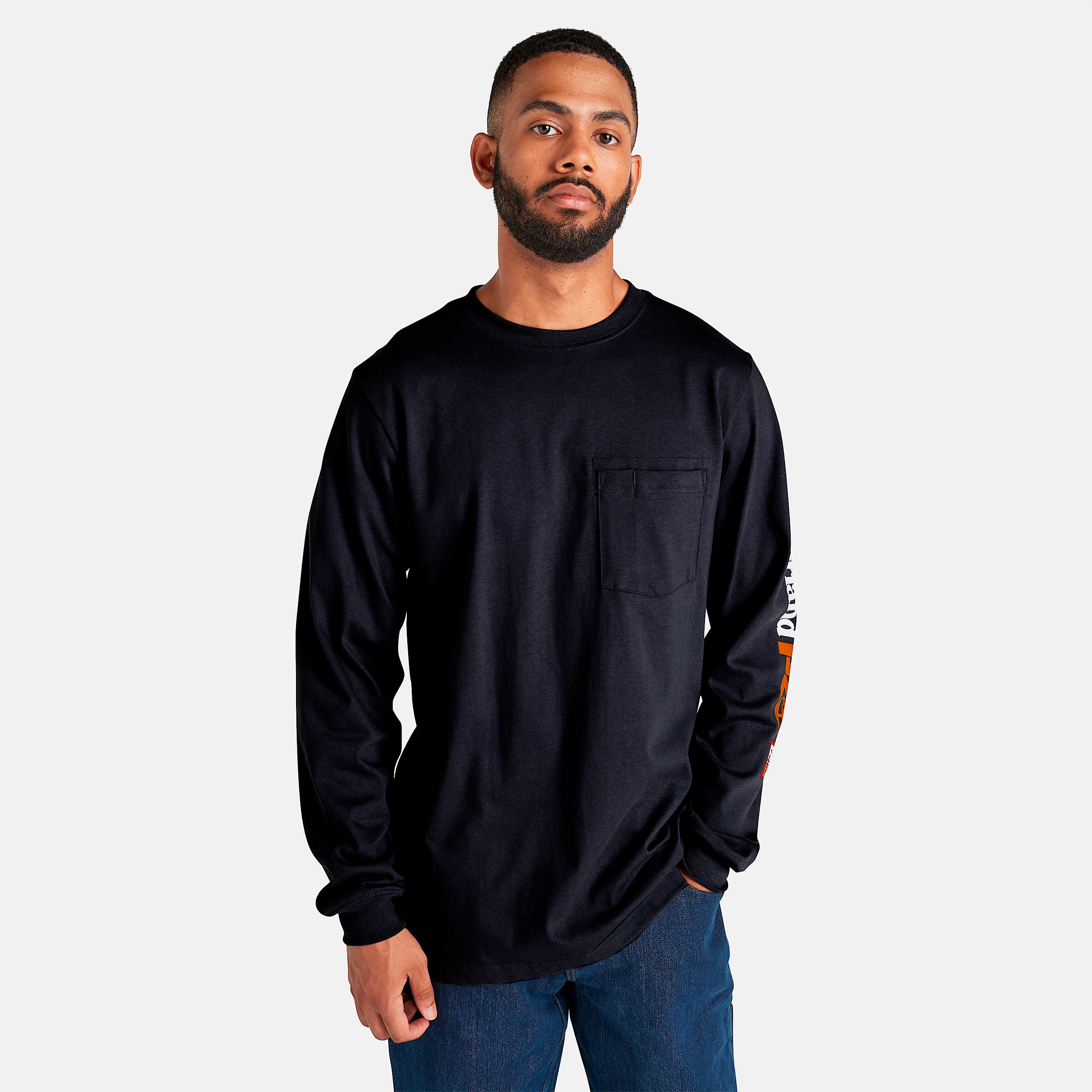 Men s Timberland PRO Cotton Core Flame Resistant Long Sleeve Henley