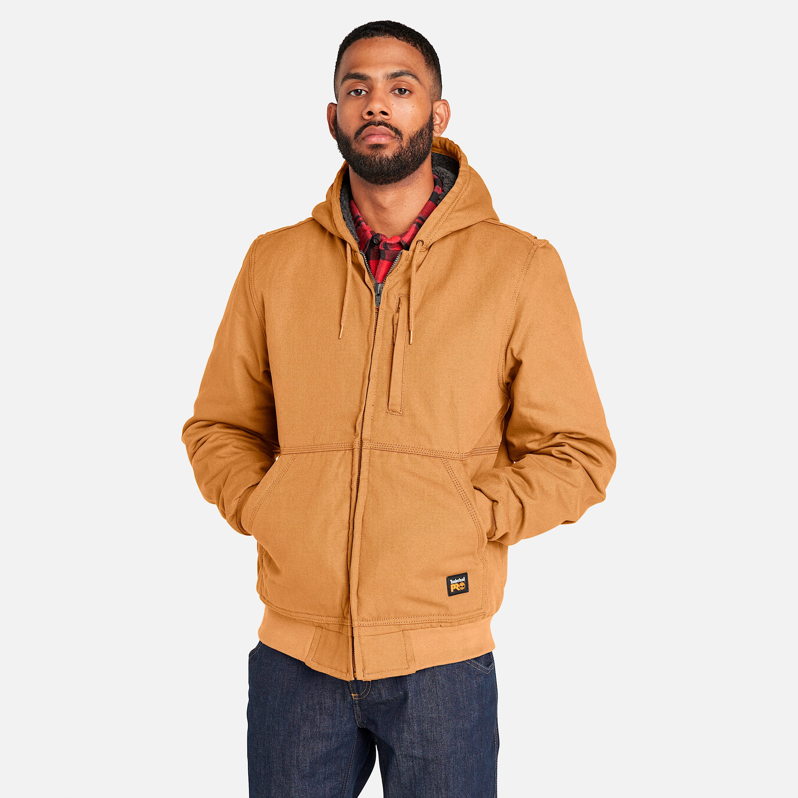 Fleece hooded jacket mens 2025