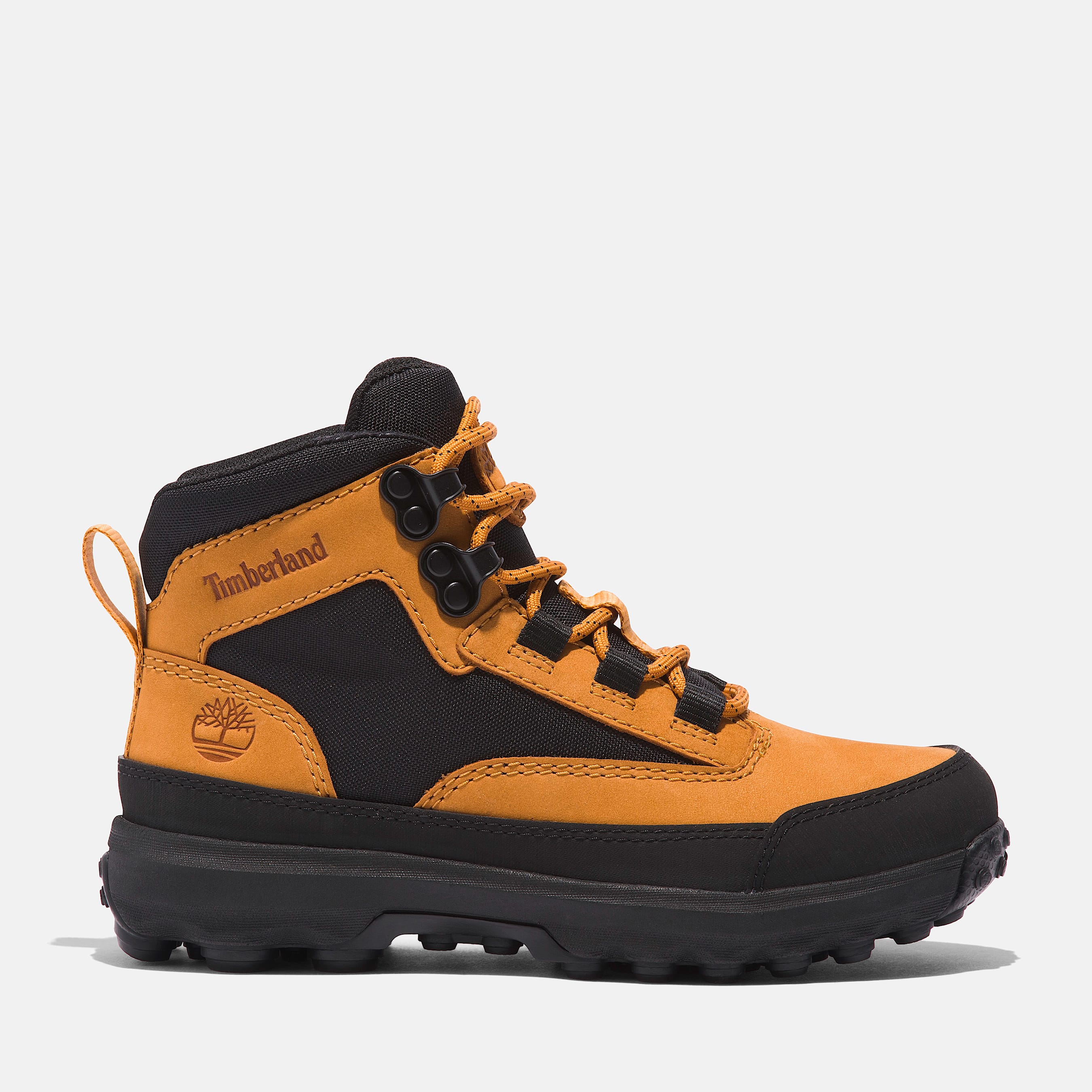 Timberland Converge Hiking Boots Junior 6 Wheat Black Nubuck