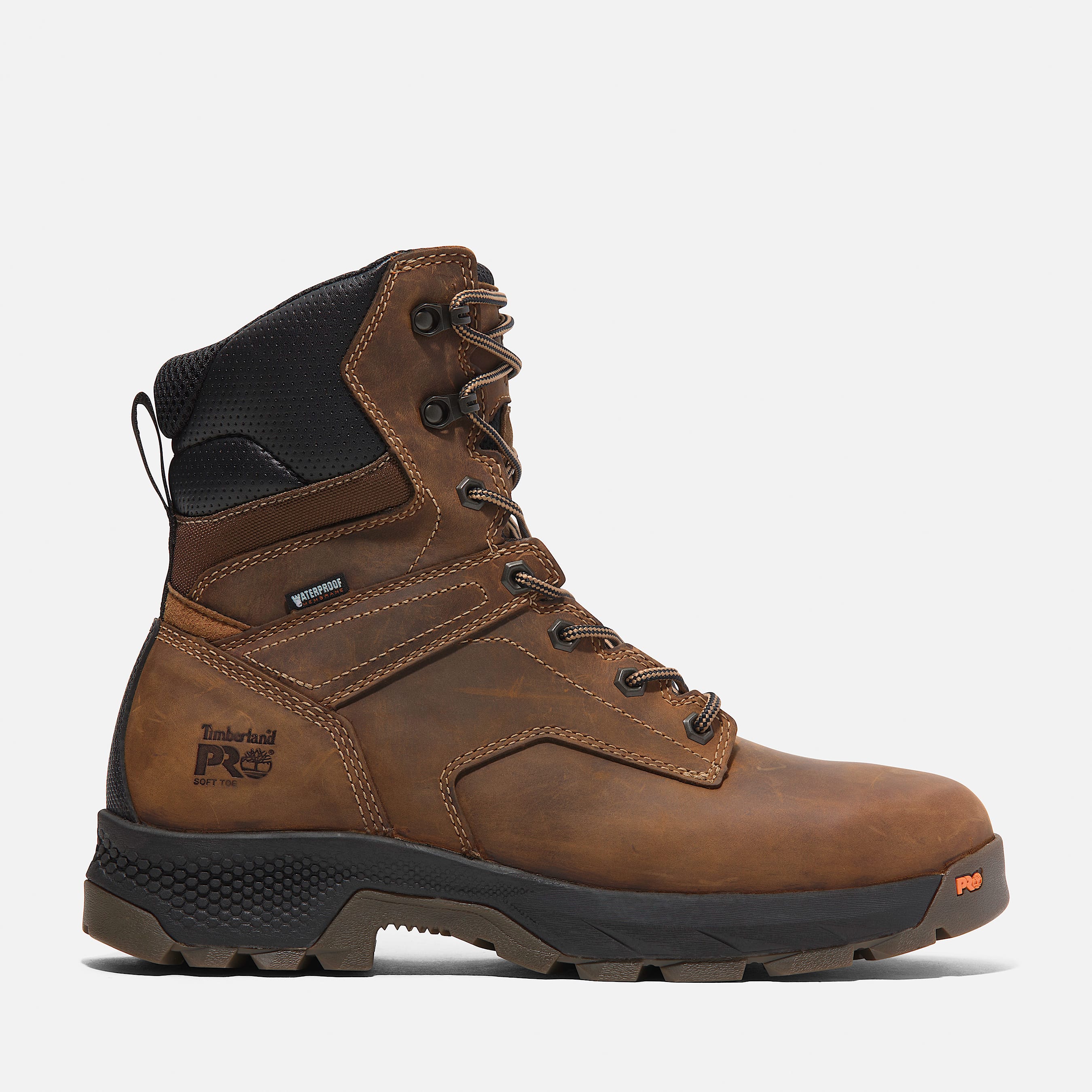 Men s Boondock 8 Soft Toe Waterproof Work Boot