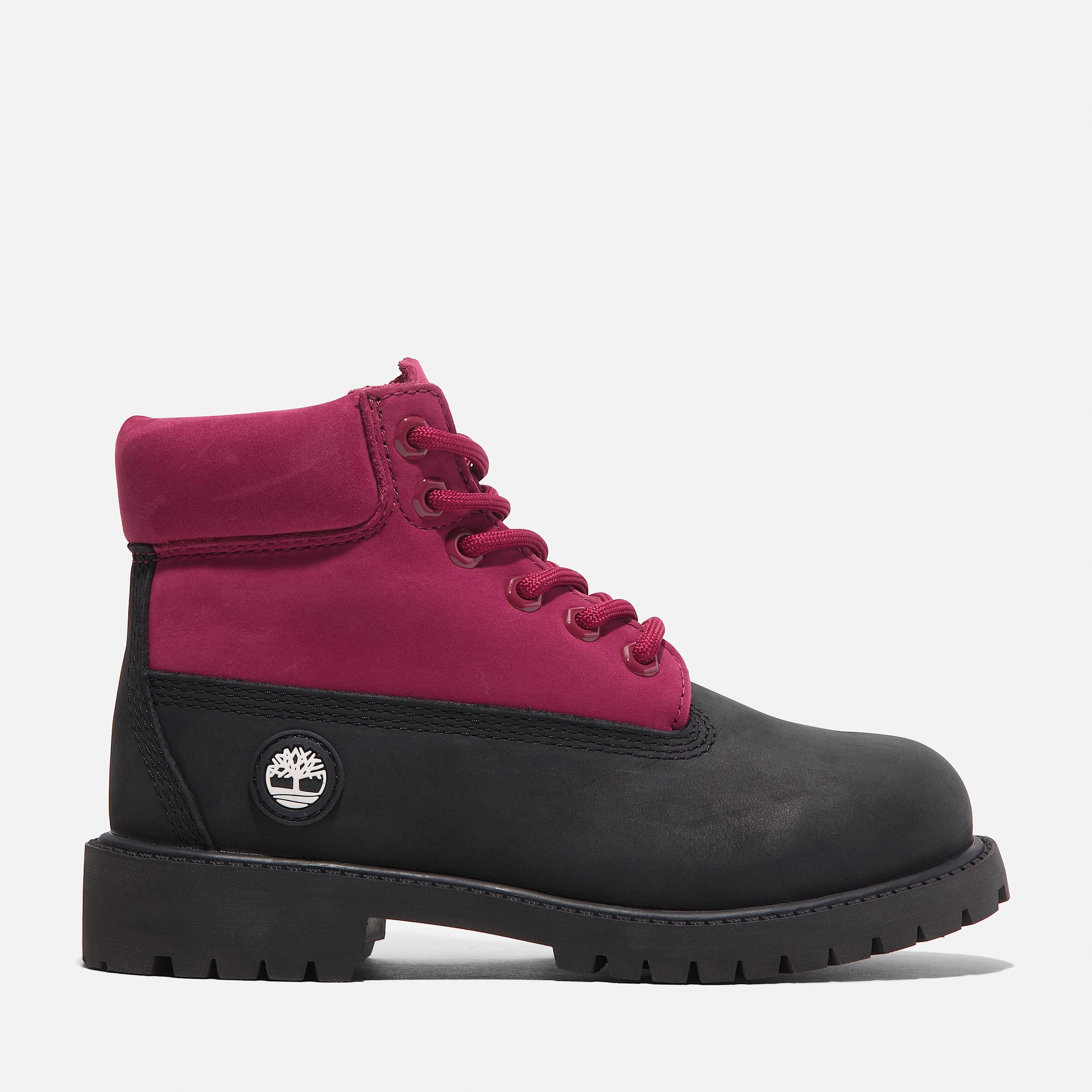Grade school black timberlands top