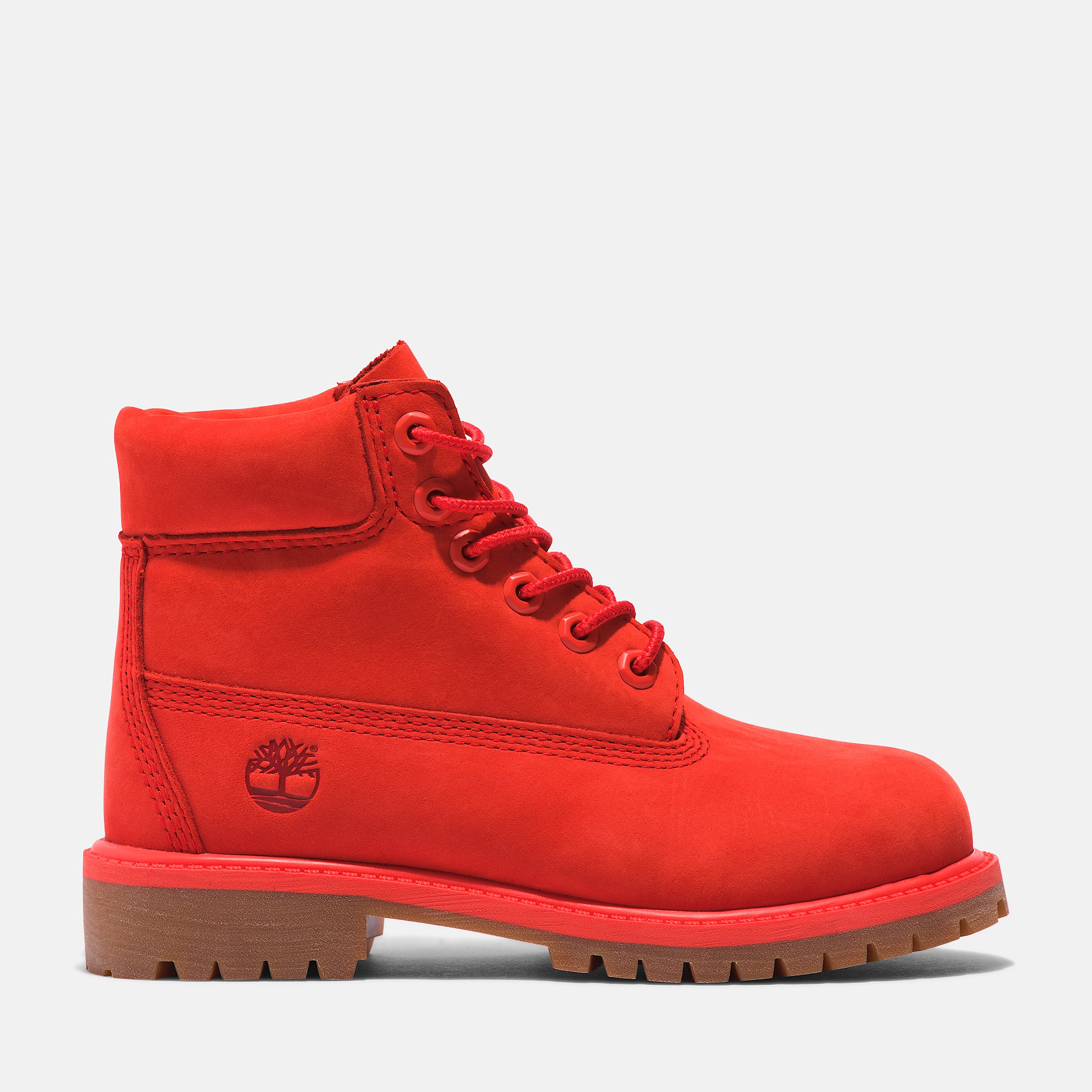 Timberland Toddler 50th Edition Premium 6 Inch Waterproof Boots in Medium Red Nubuck Size 5 M