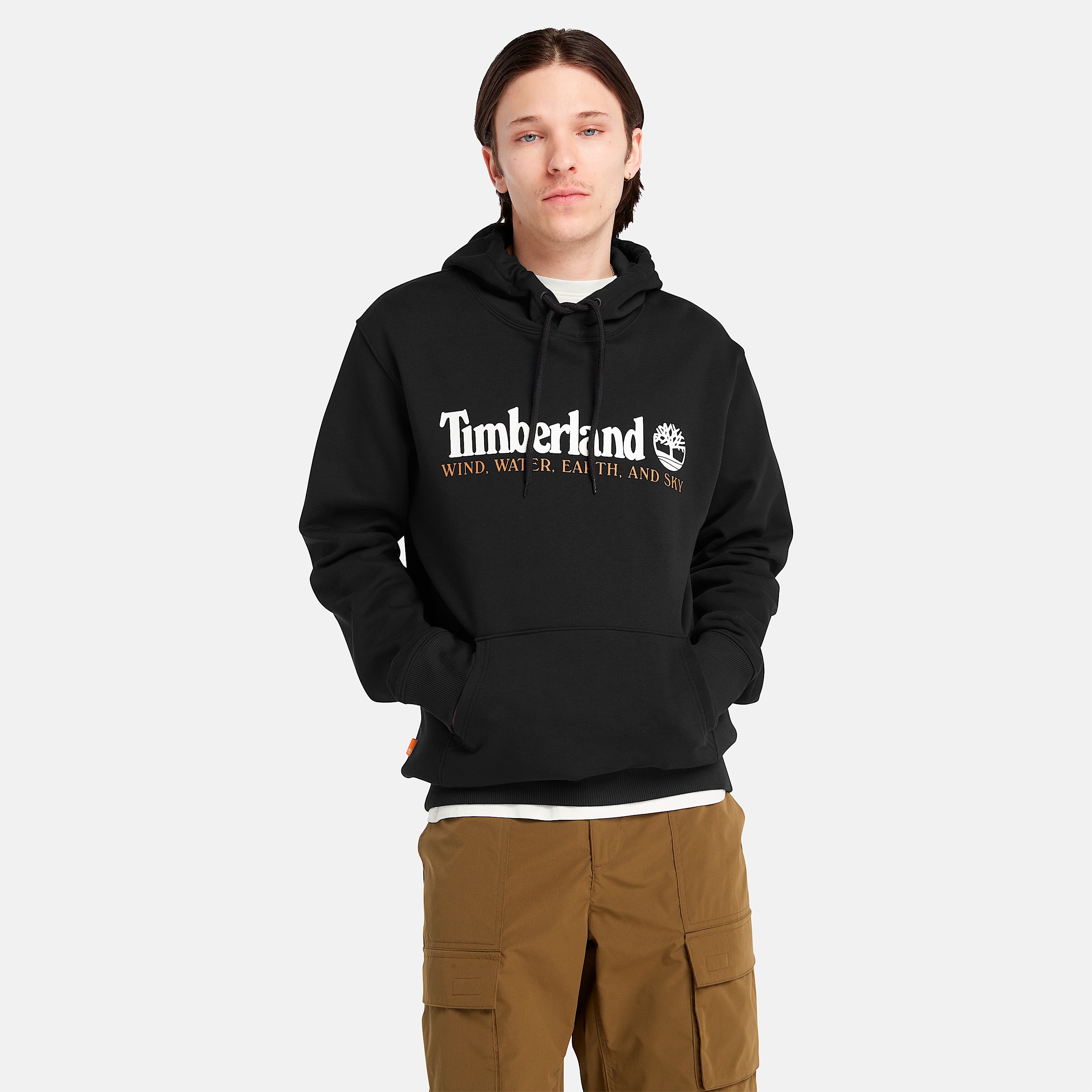 Grey timberland hoodie sales