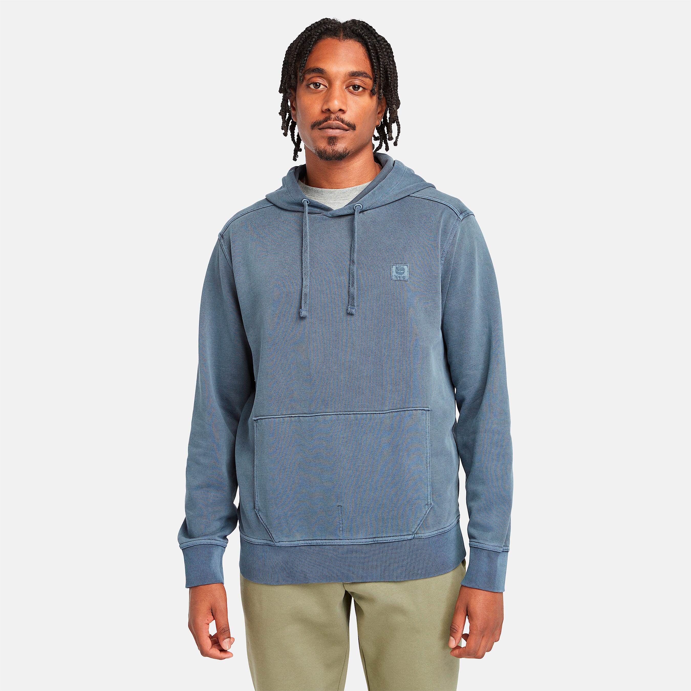 Timberland Garment Dye Hoodie Men s M Dark Sapphire