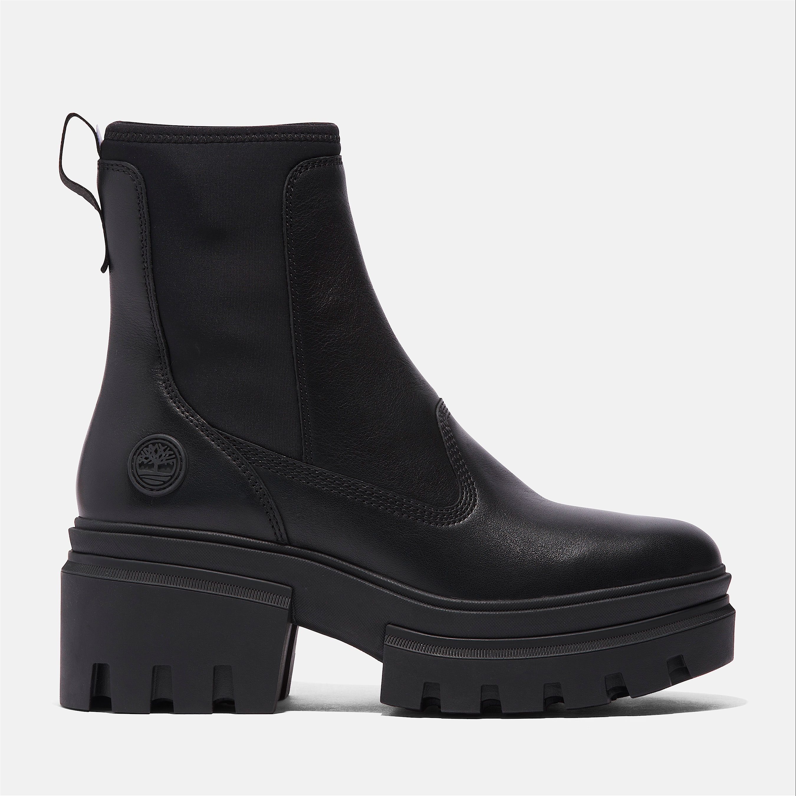 White and black chelsea boots best sale