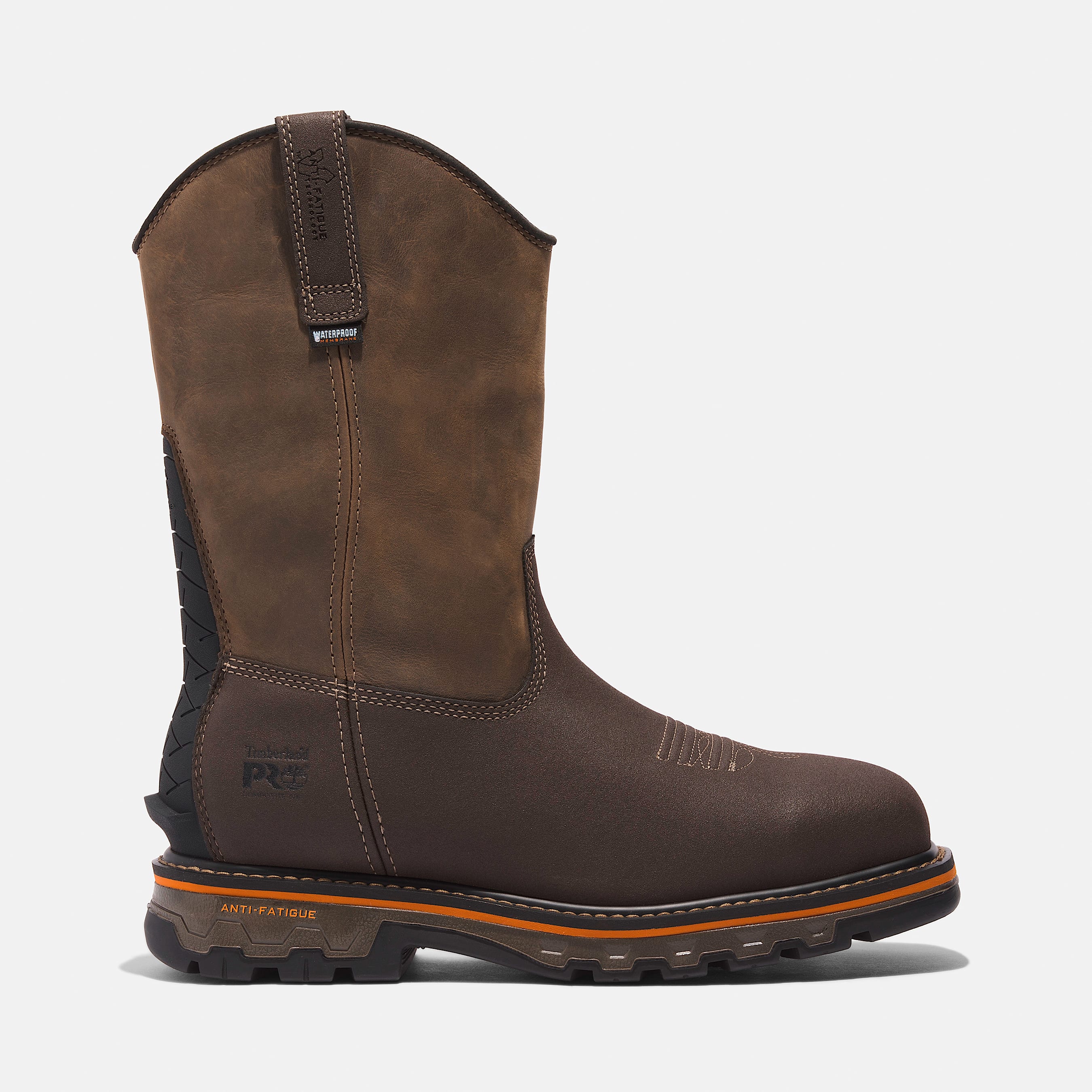 Men s Boondock Waterproof Pull On Comp Toe Work Boot