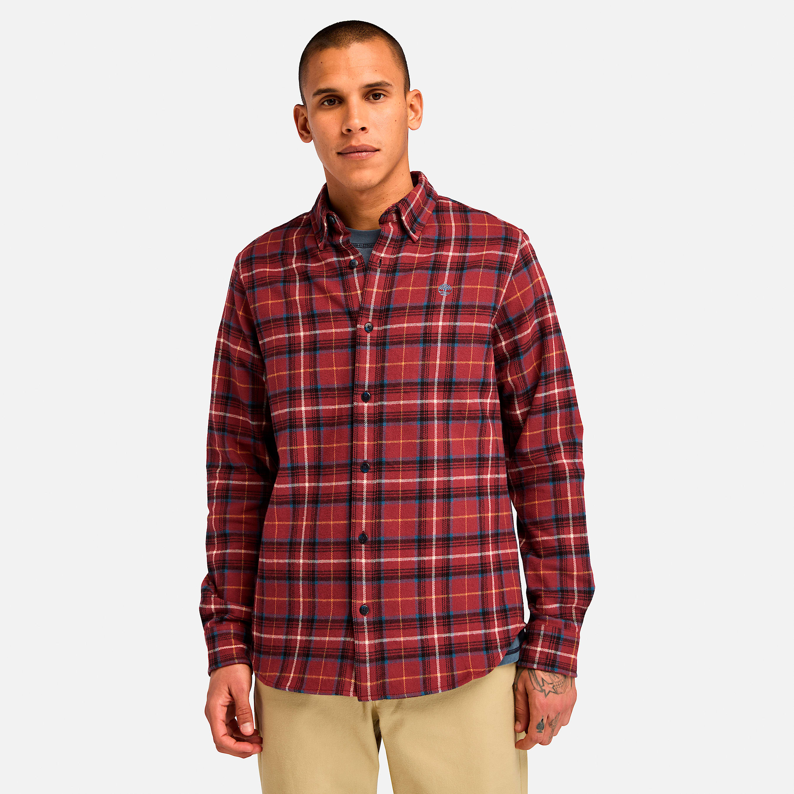 Men's Midweight Flannel Check Shirt