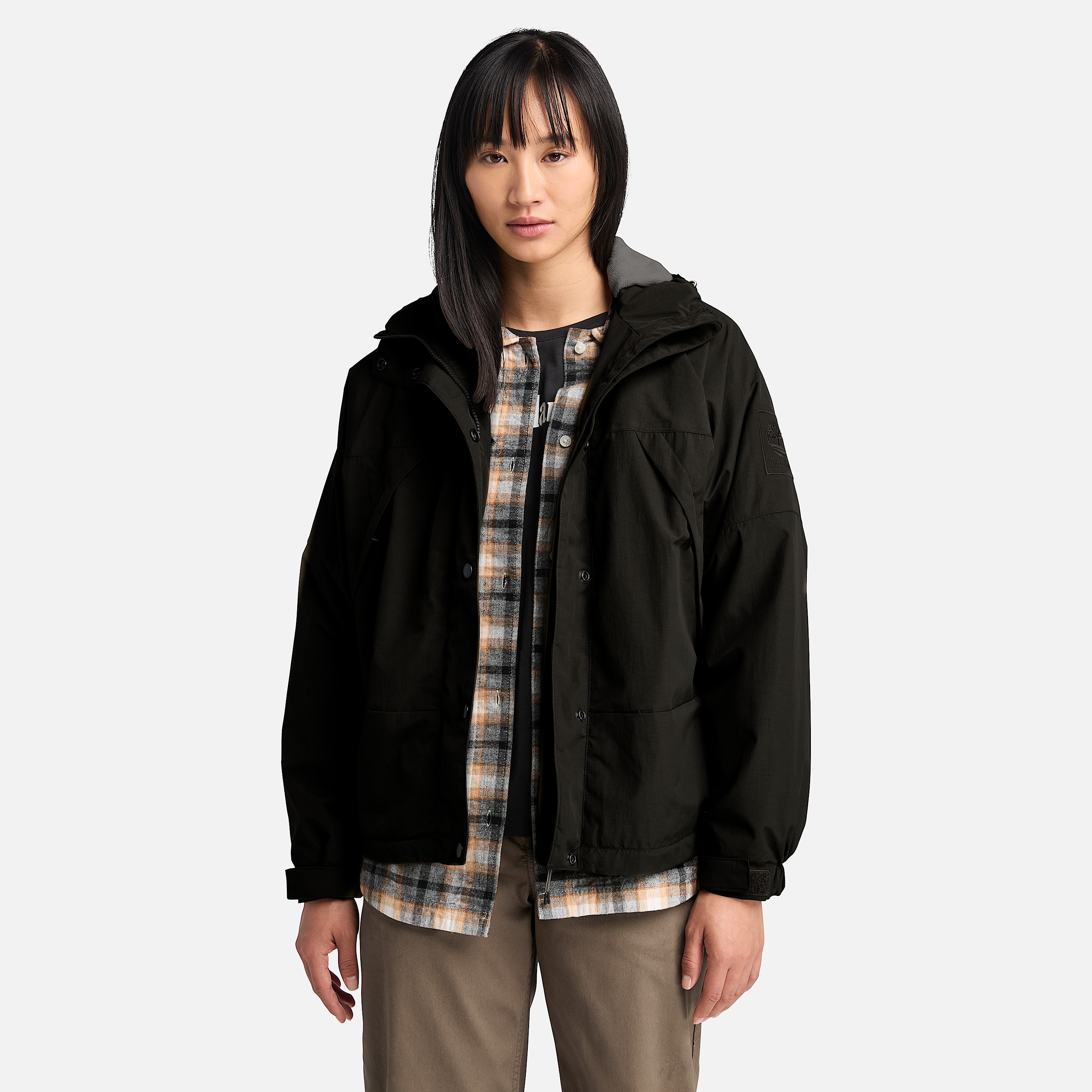 Chamarra impermeable con forro polar Ravine para mujer