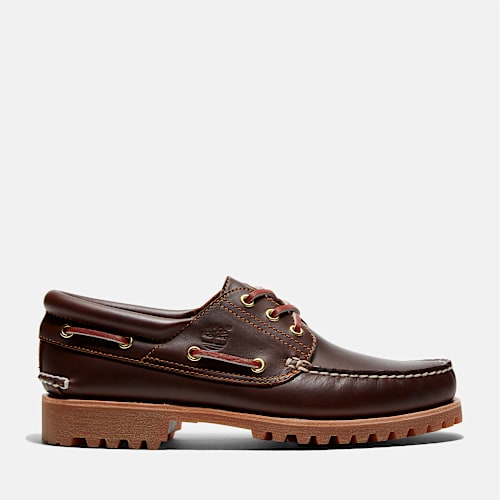 靴 Timberland3eye Men's Timberland® Authentic 3-Eye Lug Handsewn Boat Shoe